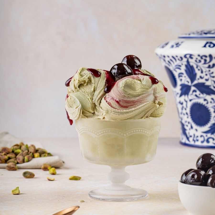 Coppa pistacchio e amarena