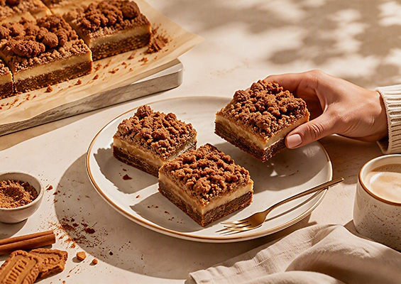 Plaatcake speculaas kruimel