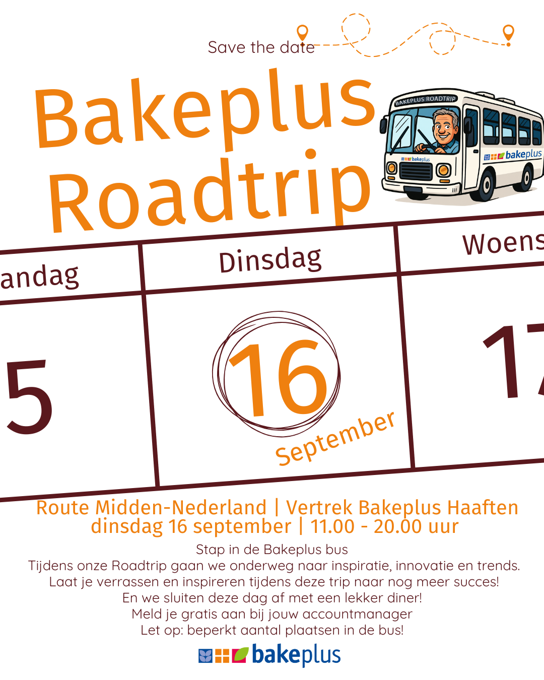 Bakeplus Roadtrip Midden