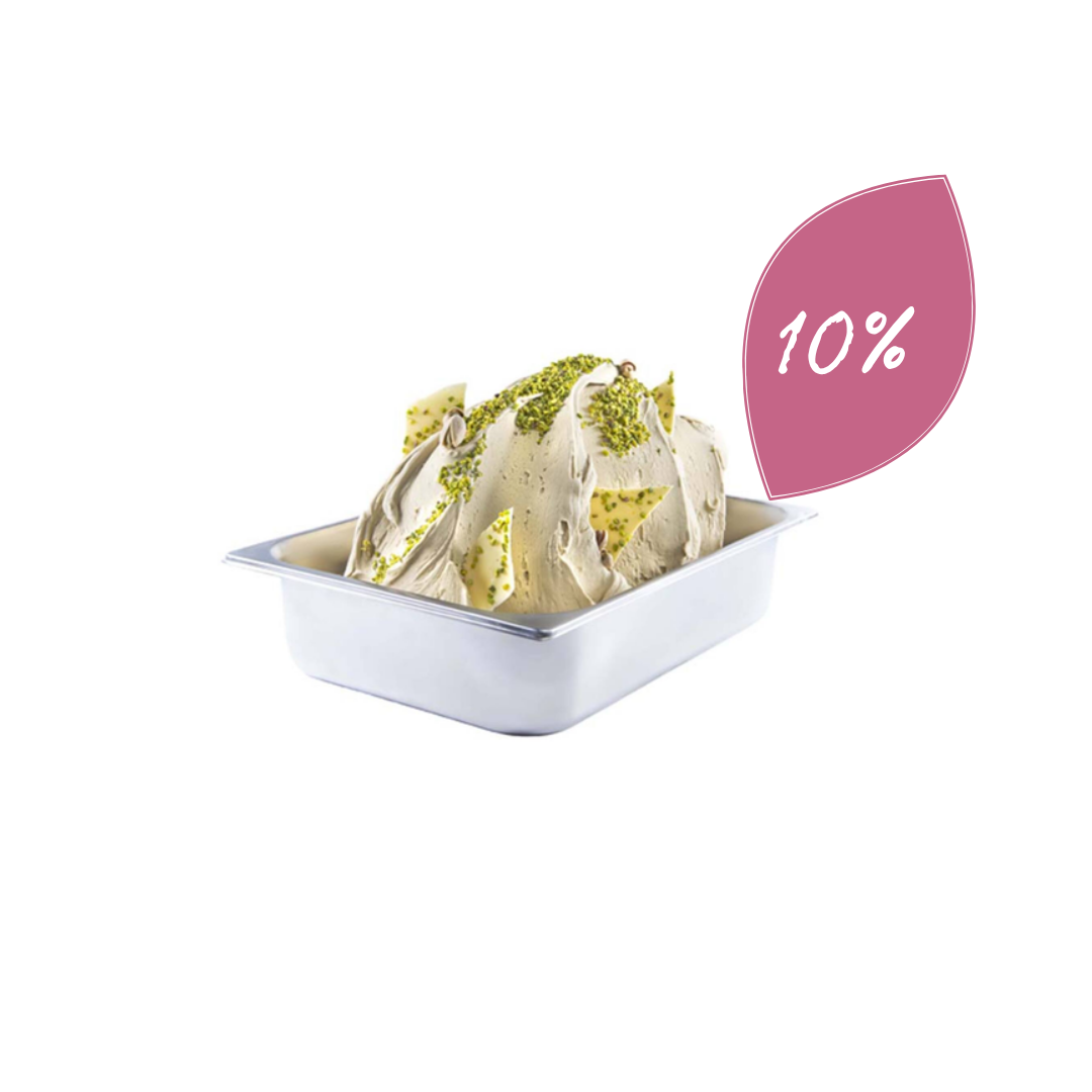  10% korting Maandactie € 58,49 / Kilogram € 175,48 / Blik Gelato+ Pasta Pistache Siciliaans 100% Natuurlijk 3 kg