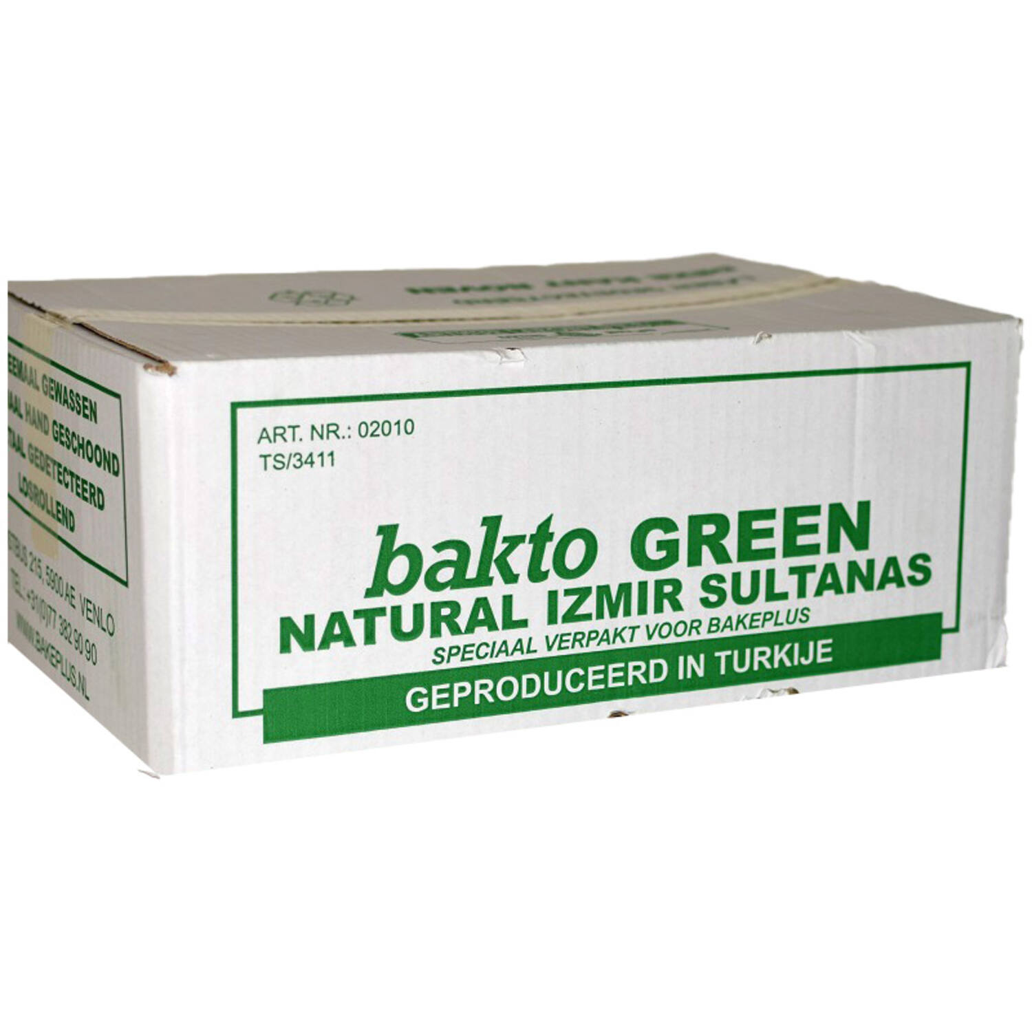 Bakto Green Rozijnen 12,5 kg