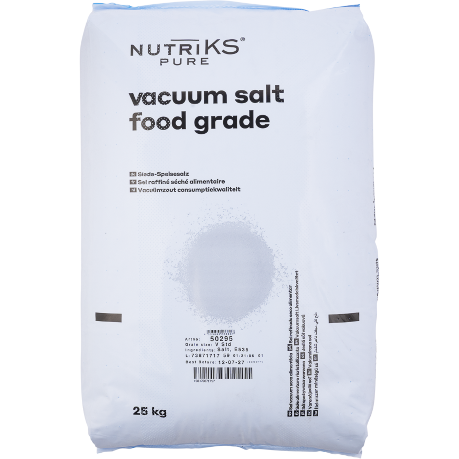 K+S Consumptie Zout Standaard 25kg
