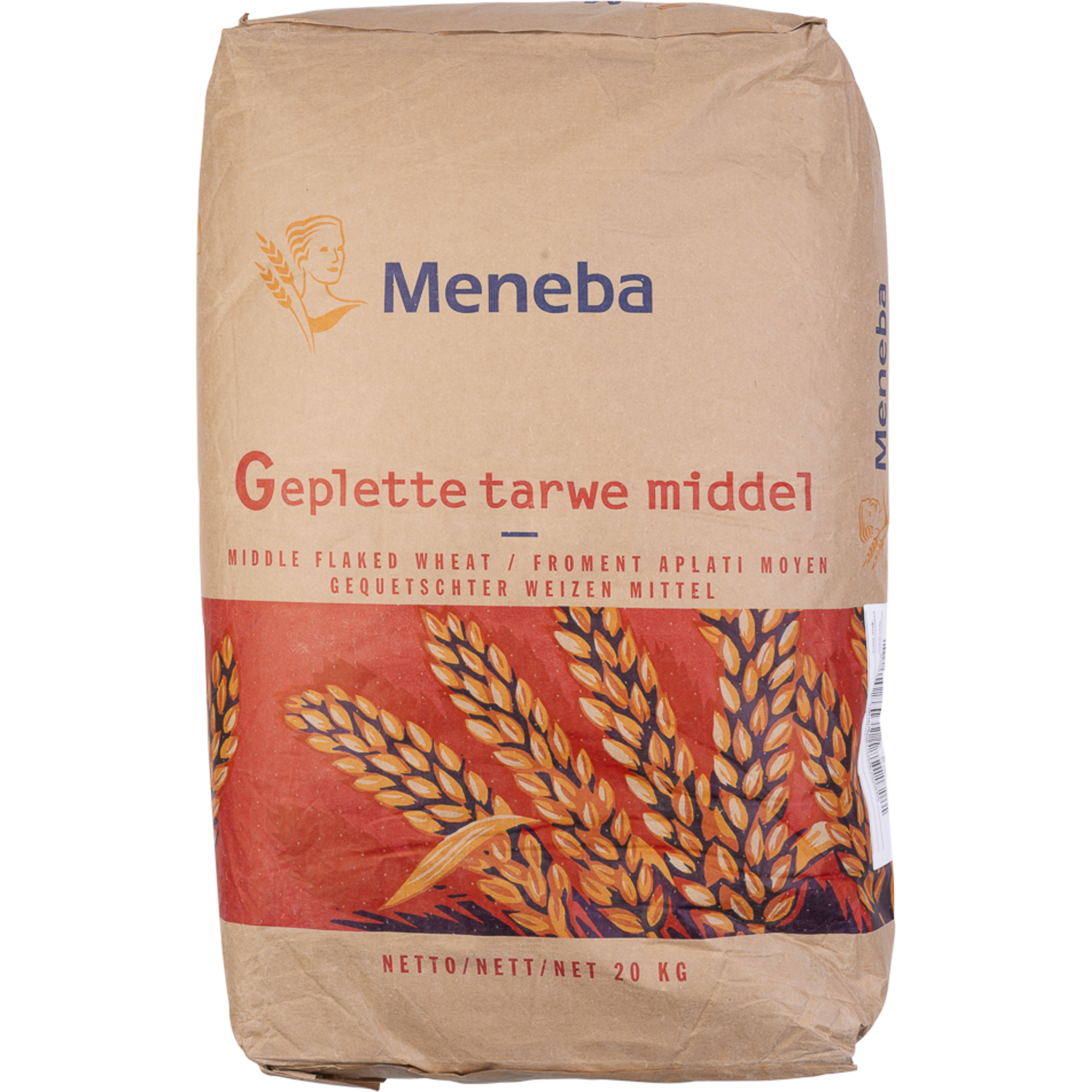 Meneba Geplette Tarwe Middel 20 kg