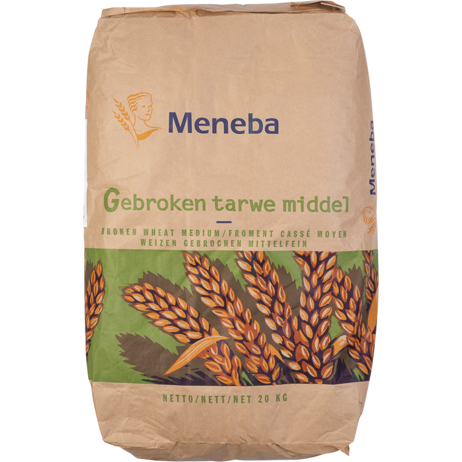 Meneba Gebroken Tarwe Middel 20 kg