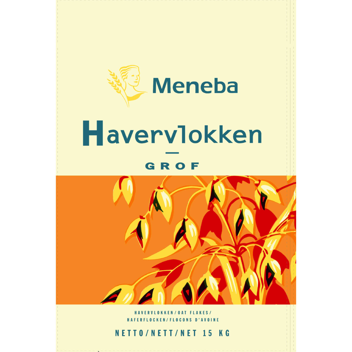 Meneba Havervlokken 15 kg