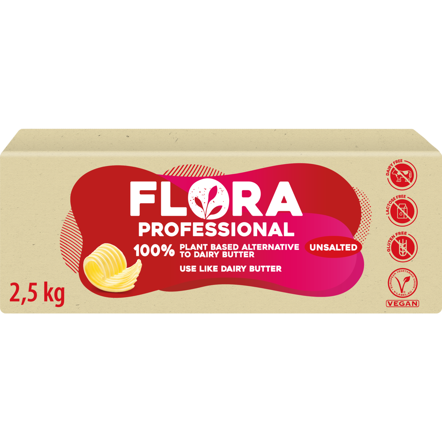 Flora Prof.Plant Alt. Boter 4x2,5Kg