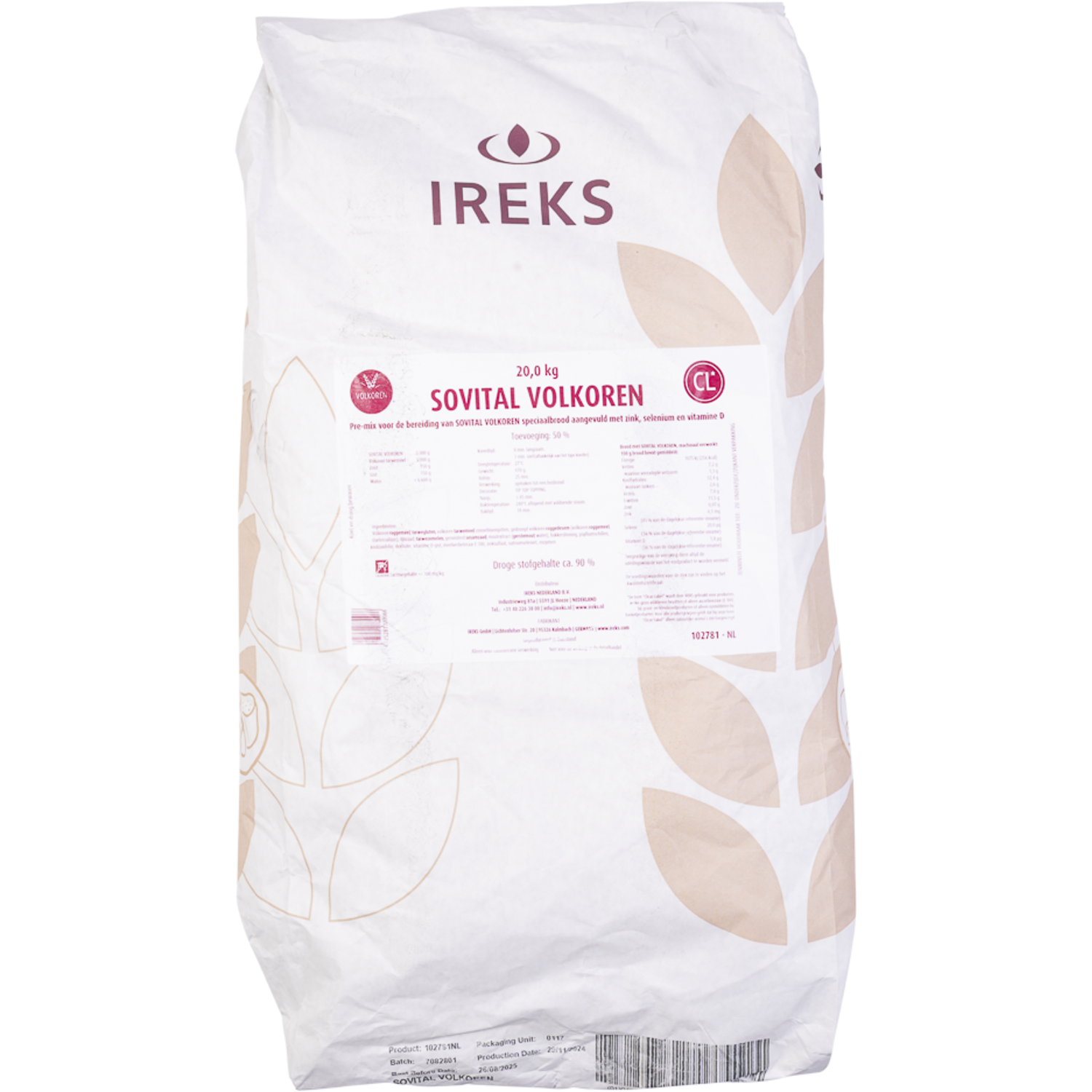 Ireks Sovital Volkoren 20 kg