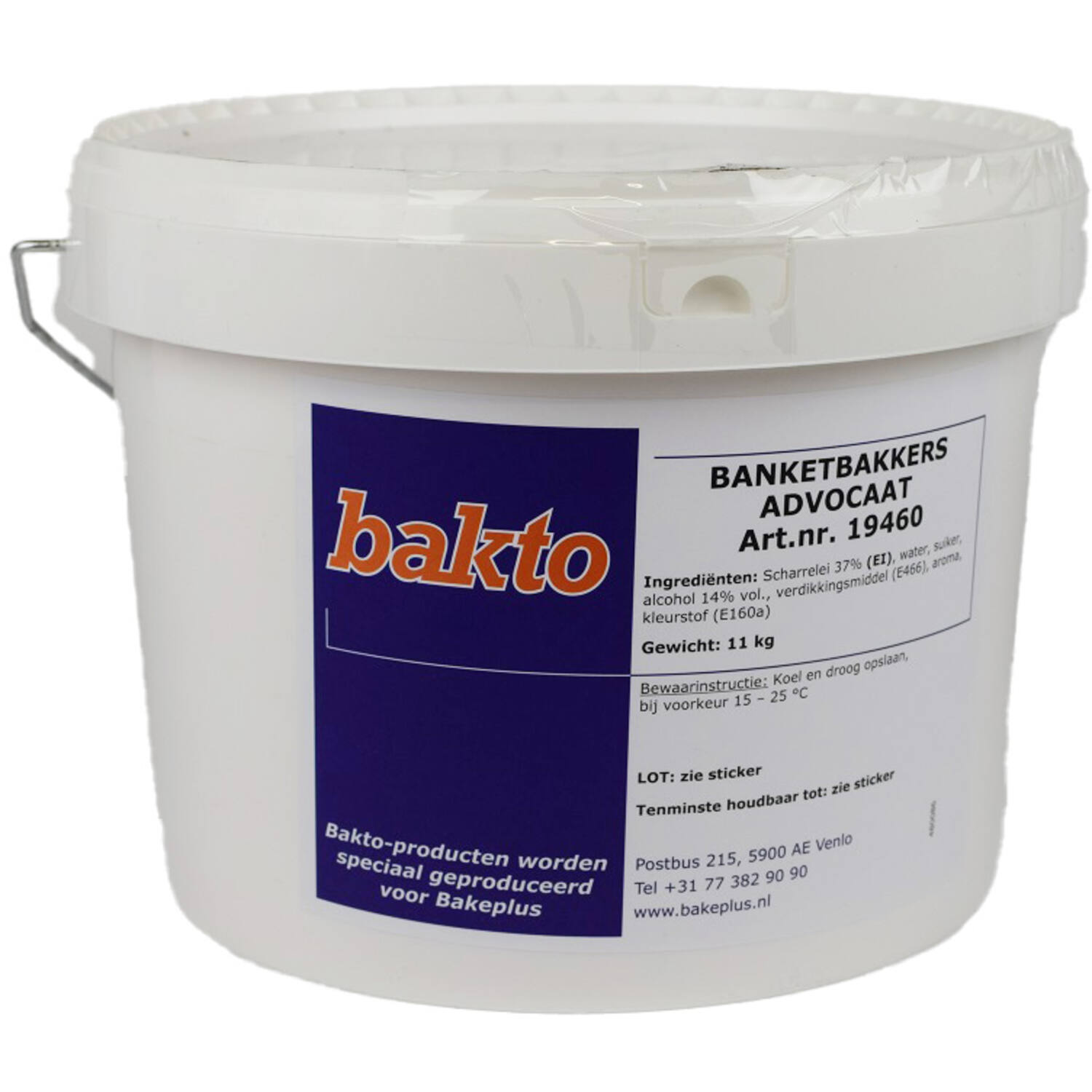 Bakto Banketbakkers Advocaat 11 kg