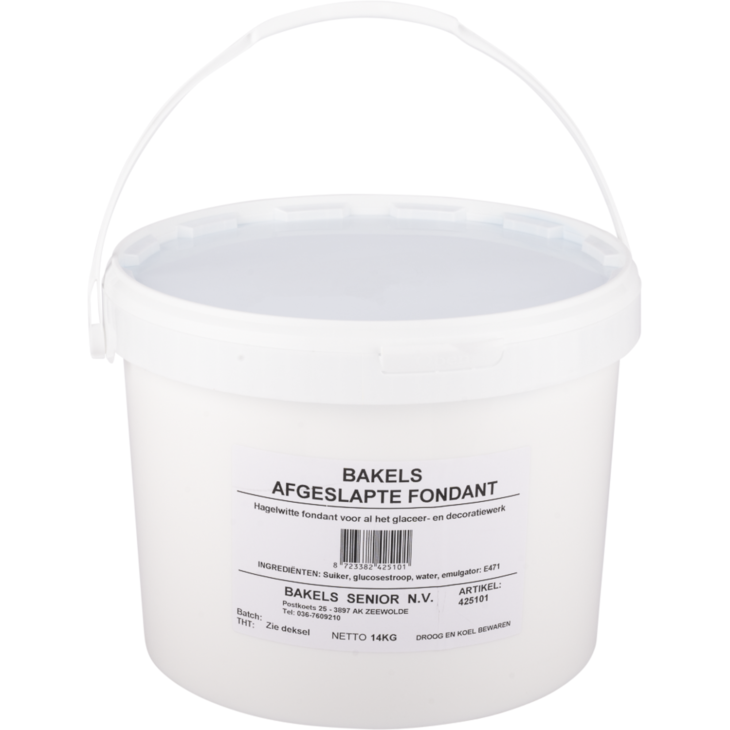 Bakels Afgeslapte Fondant 14kg