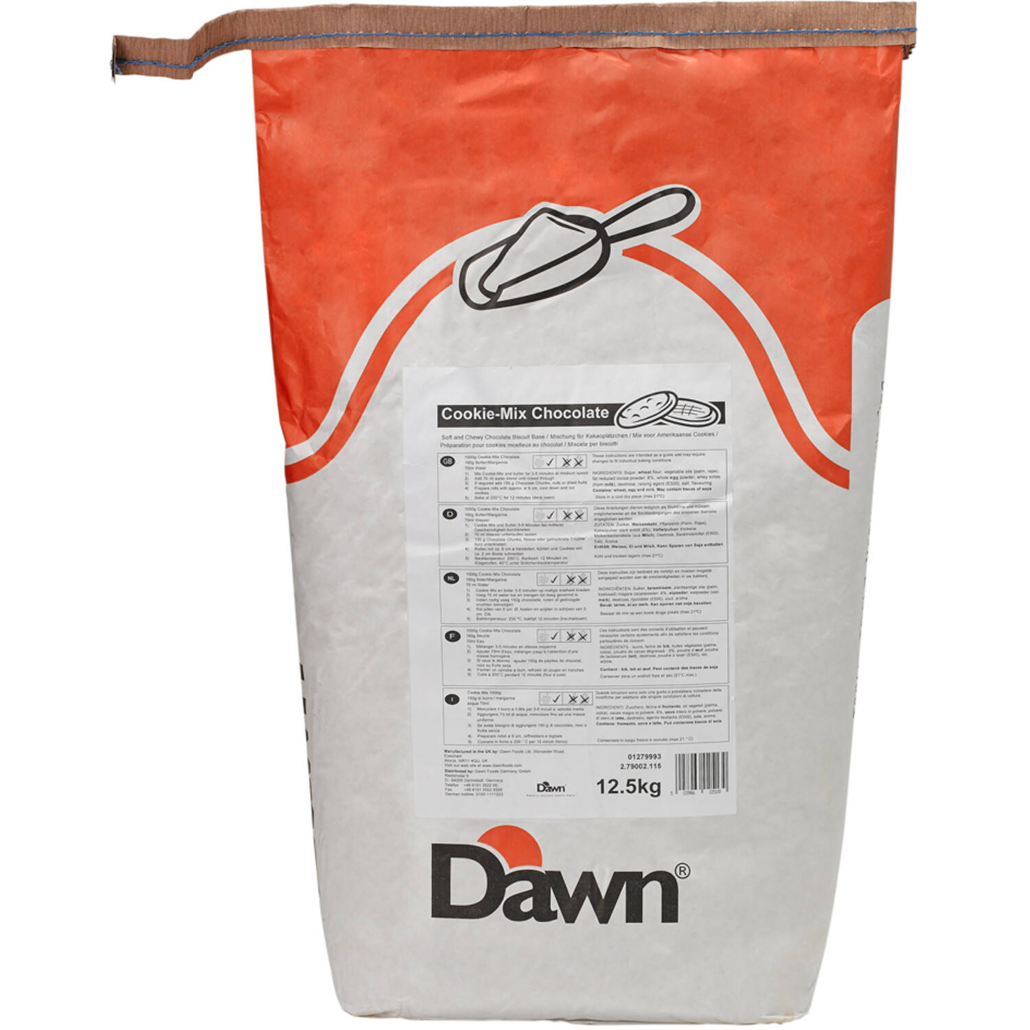 Dawn Chocolate Cookie Mix UTZ 12,5 kg