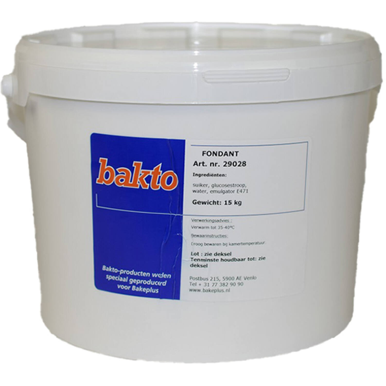 Bakto Fondant 15 kg