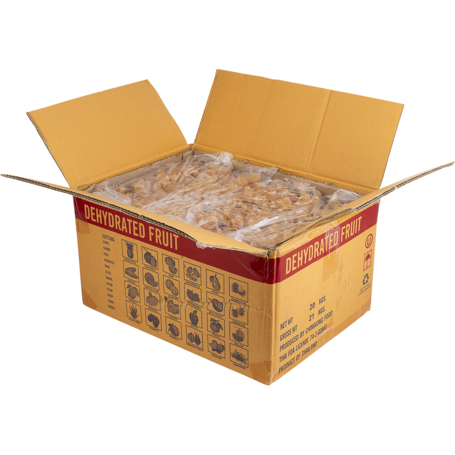 Gemberchuncks 15/20mm 4x5kg