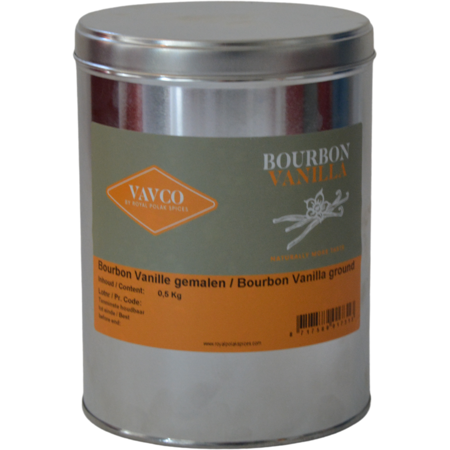 Polak Bourbon Vanille gemalen 500gr