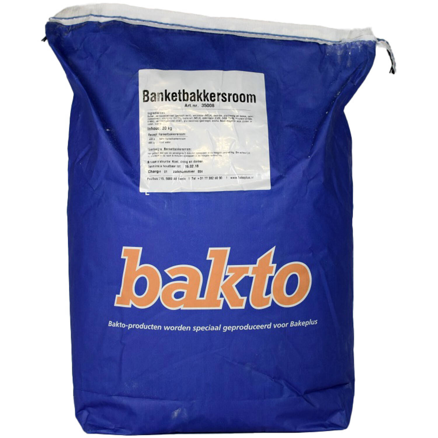 Bakto Banketbakkersroom 20 kg