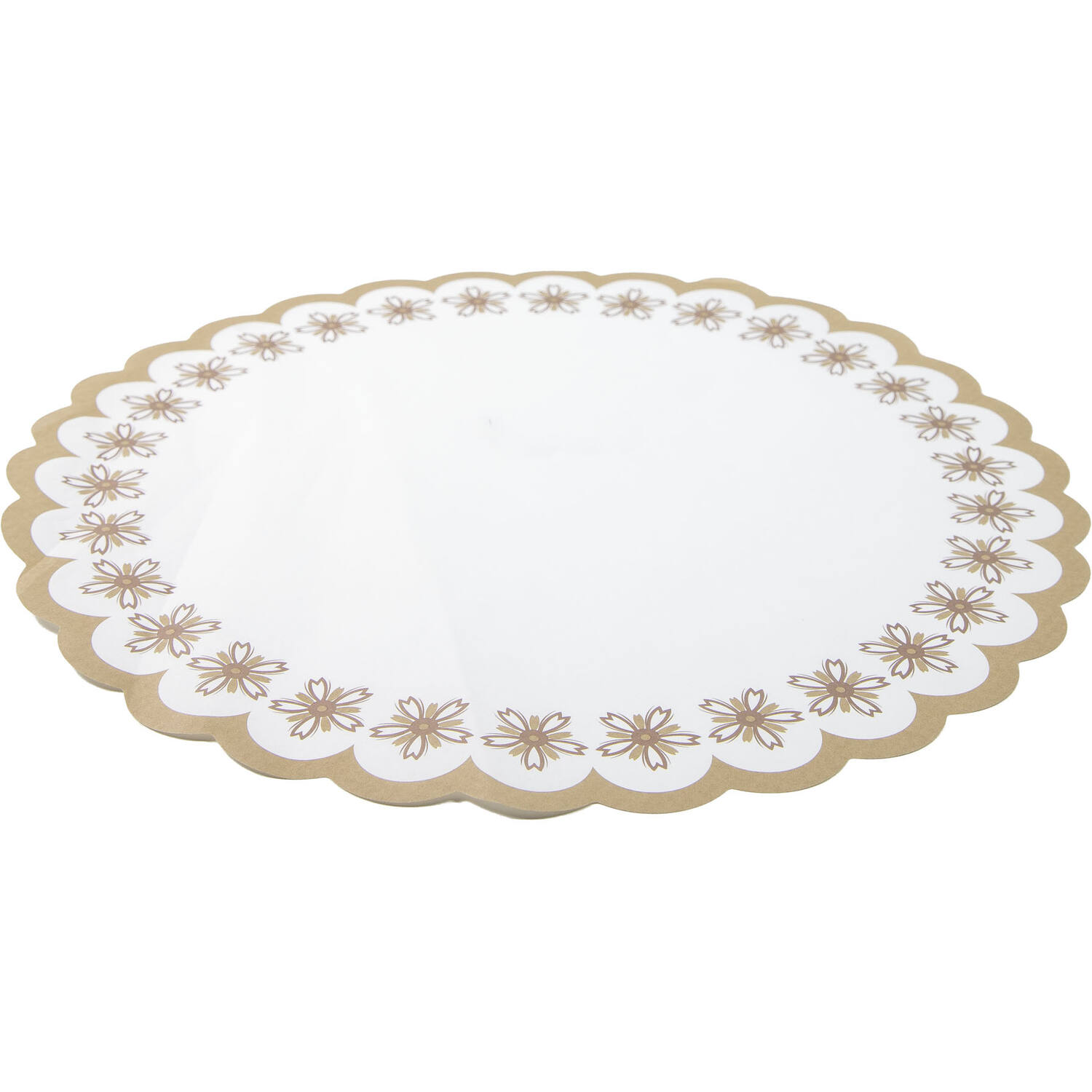 Taartranden rond Bruin/Goud 31cm (500)