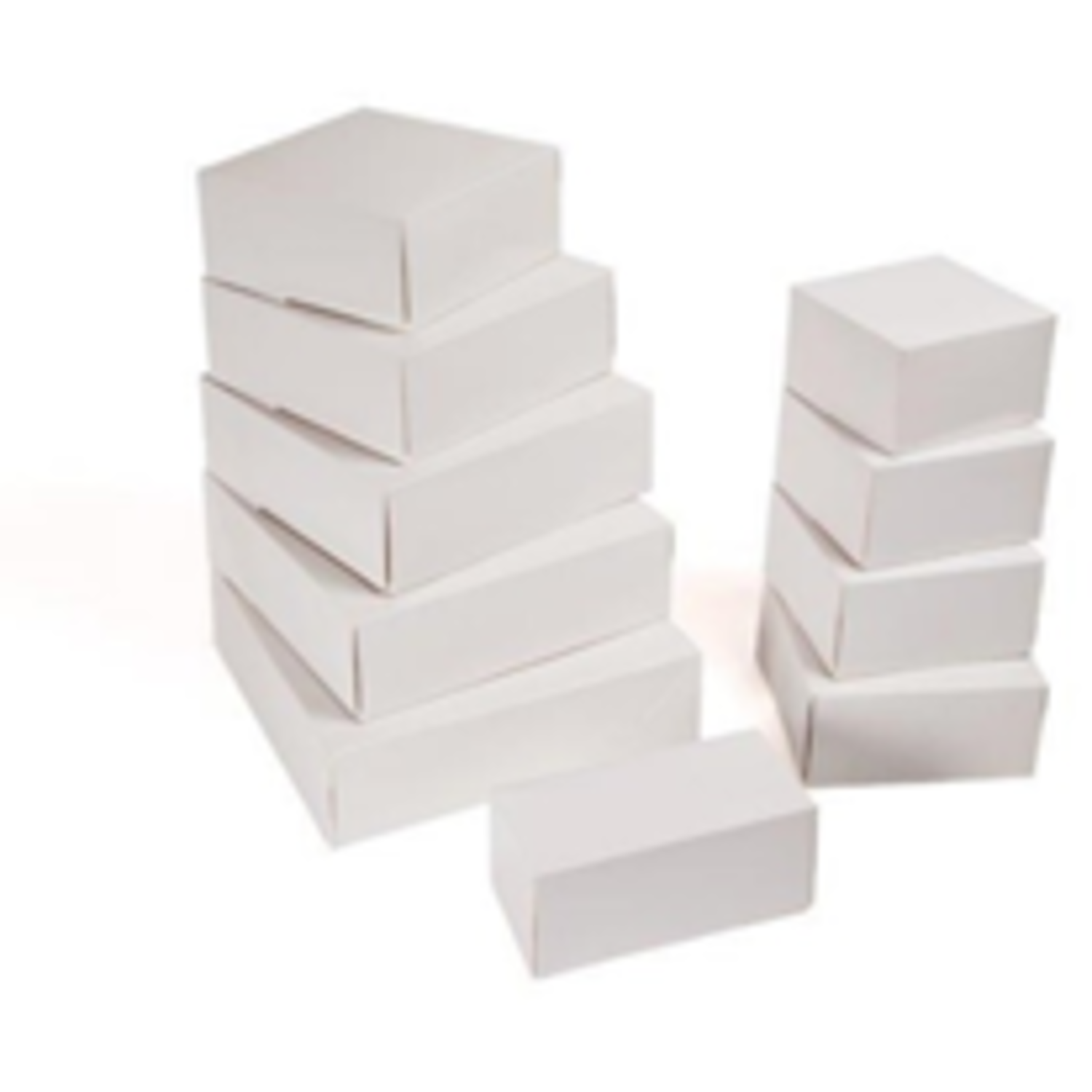 Gebaksdoos 6-punts blanco topbox 24x16x8cm (250)