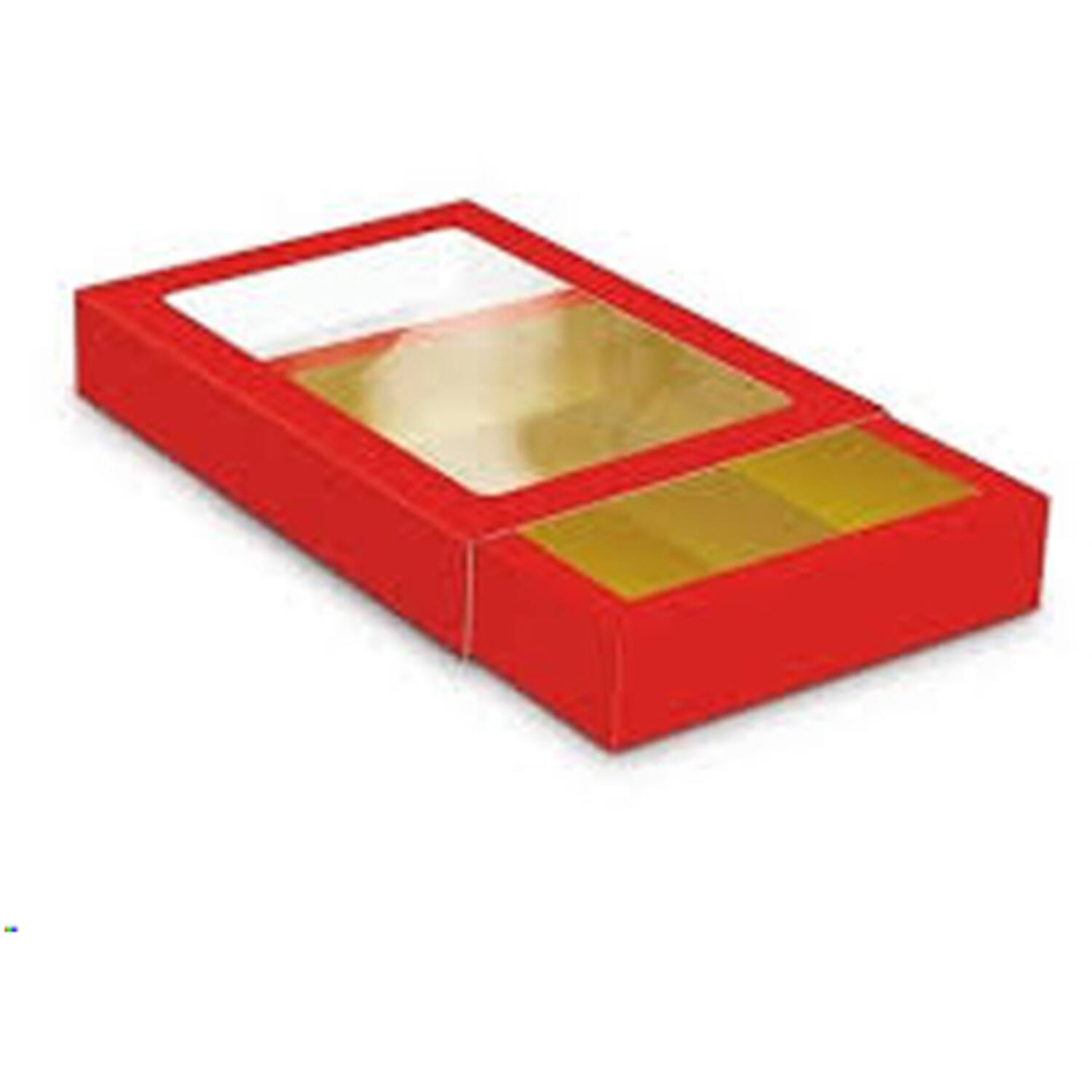 Chocoladeletterdozen Gk4 Rood 171x133x034mm (50)