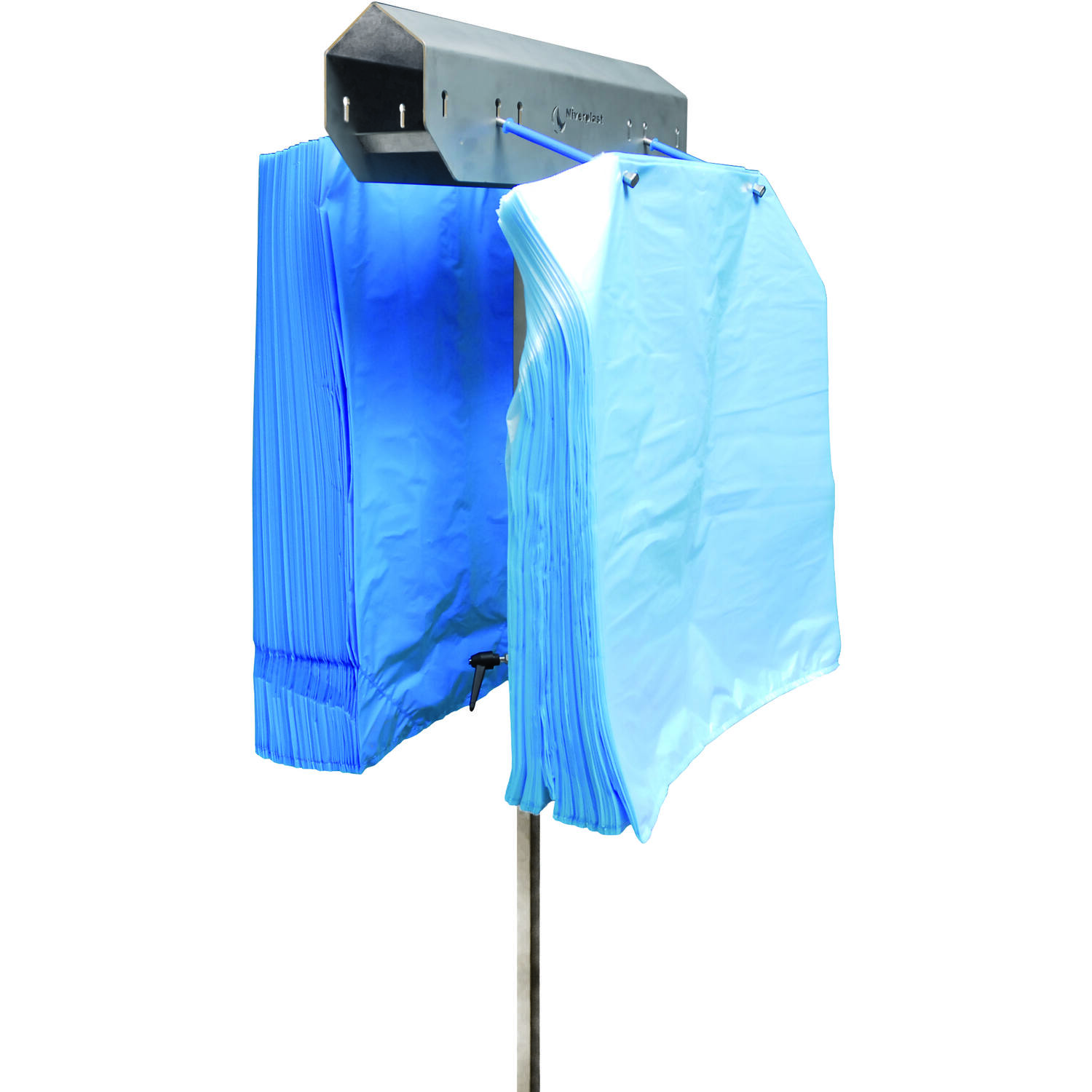 Kratzak Easy-Open 64x30x82cm 13µ HDPE 1% Blauw (480)