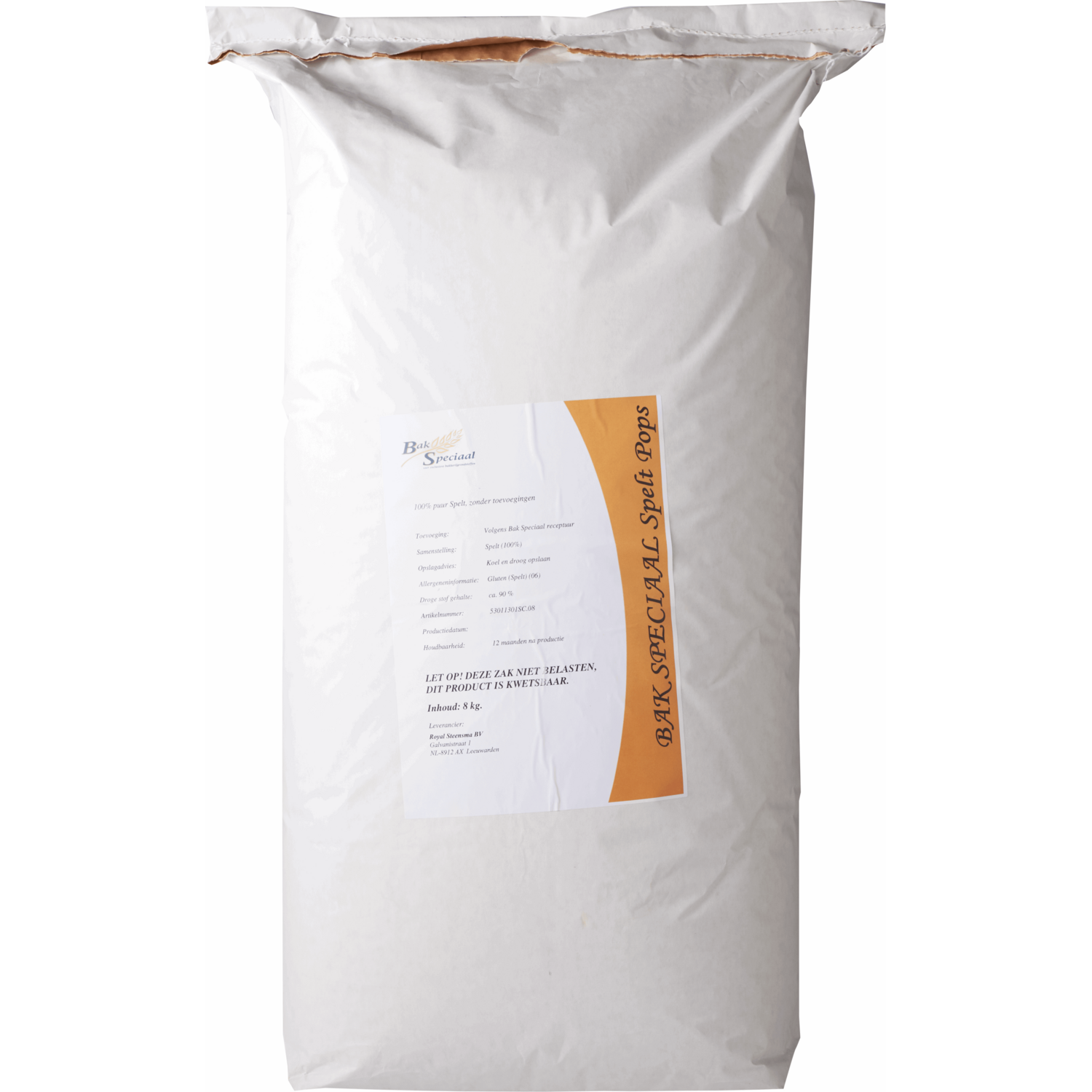 Bak Speciaal Spelt Pops 8 Kg