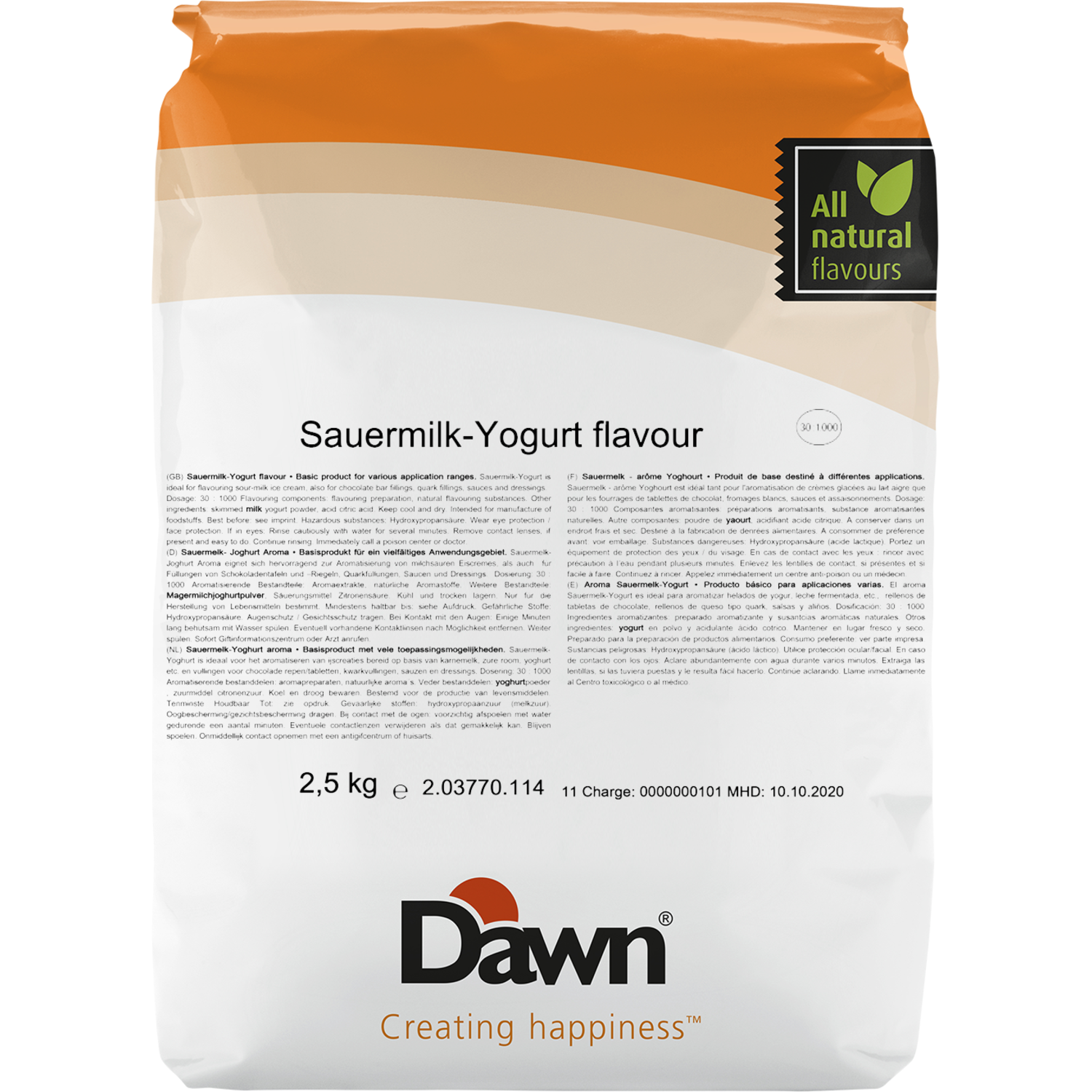 Dawn Sauermelk-Yoghurt aroma 2x2,5 kg