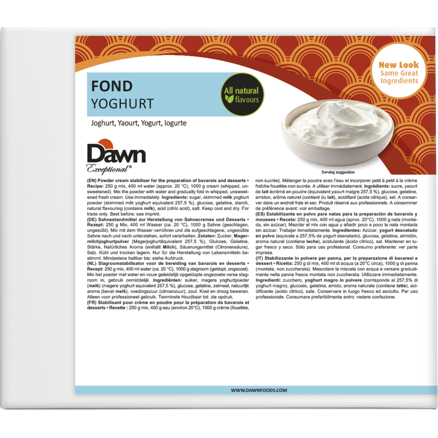 Dawn Fond Yoghurt 2,5 kg (2)