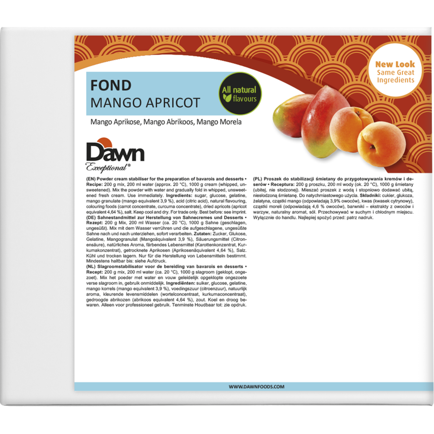 Dawn Fond Mango-Abrikoos 2,5 kg (2)