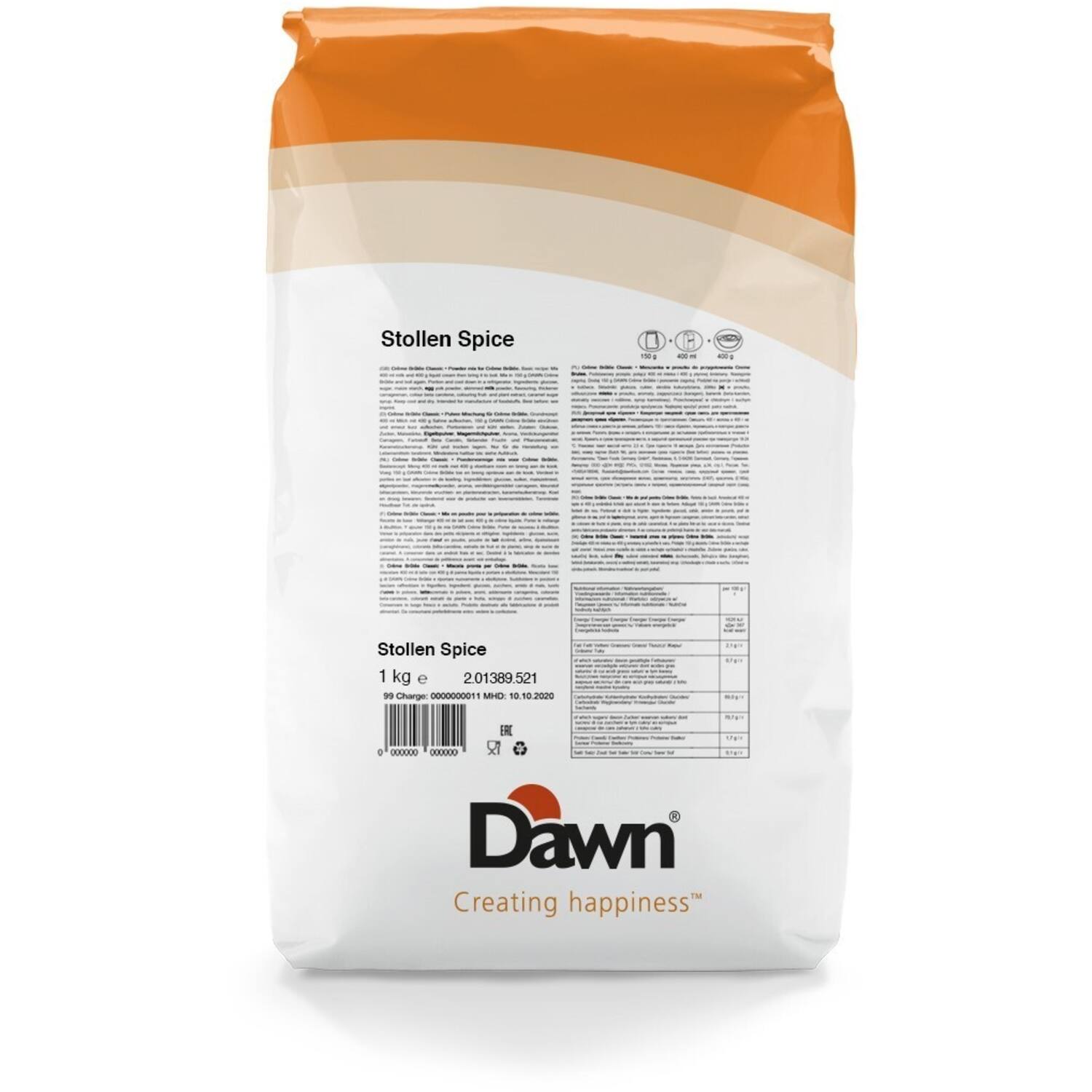 Dawn Flavour-Aroma Stollen Kruidenmix 1 kg
