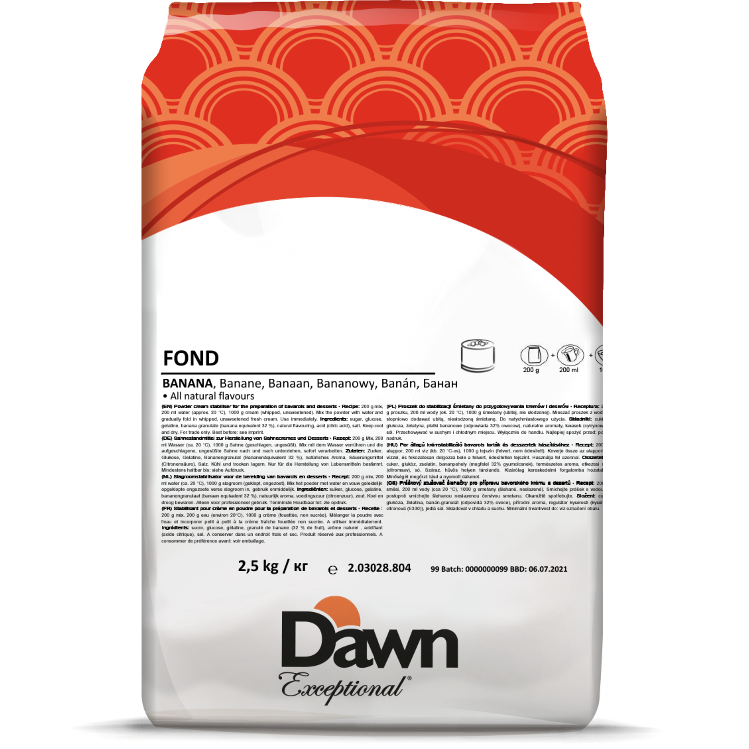 Dawn Fond Banaan 2,5 kg (2)