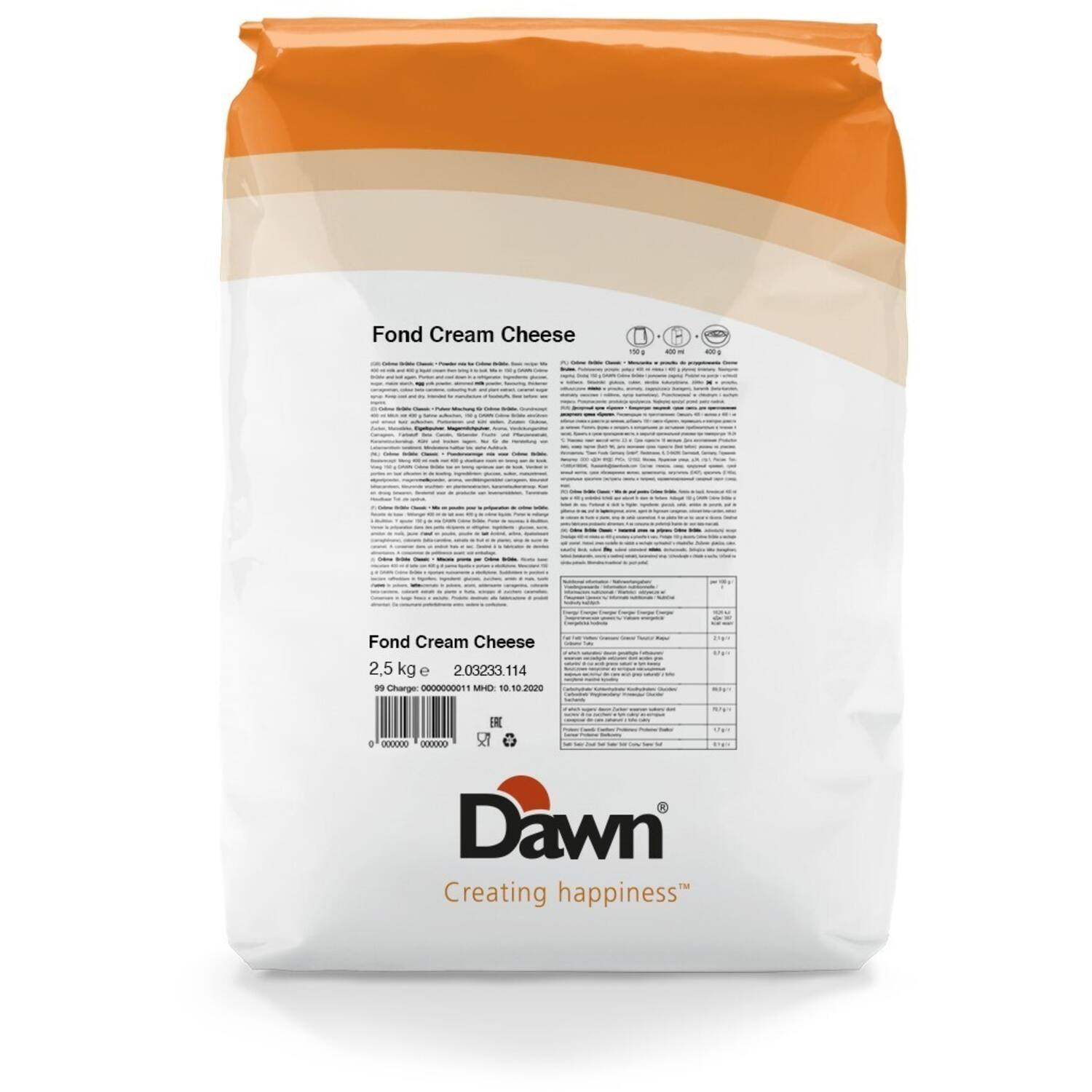 Dawn Fond Roomkaas 2,5 kg (2)