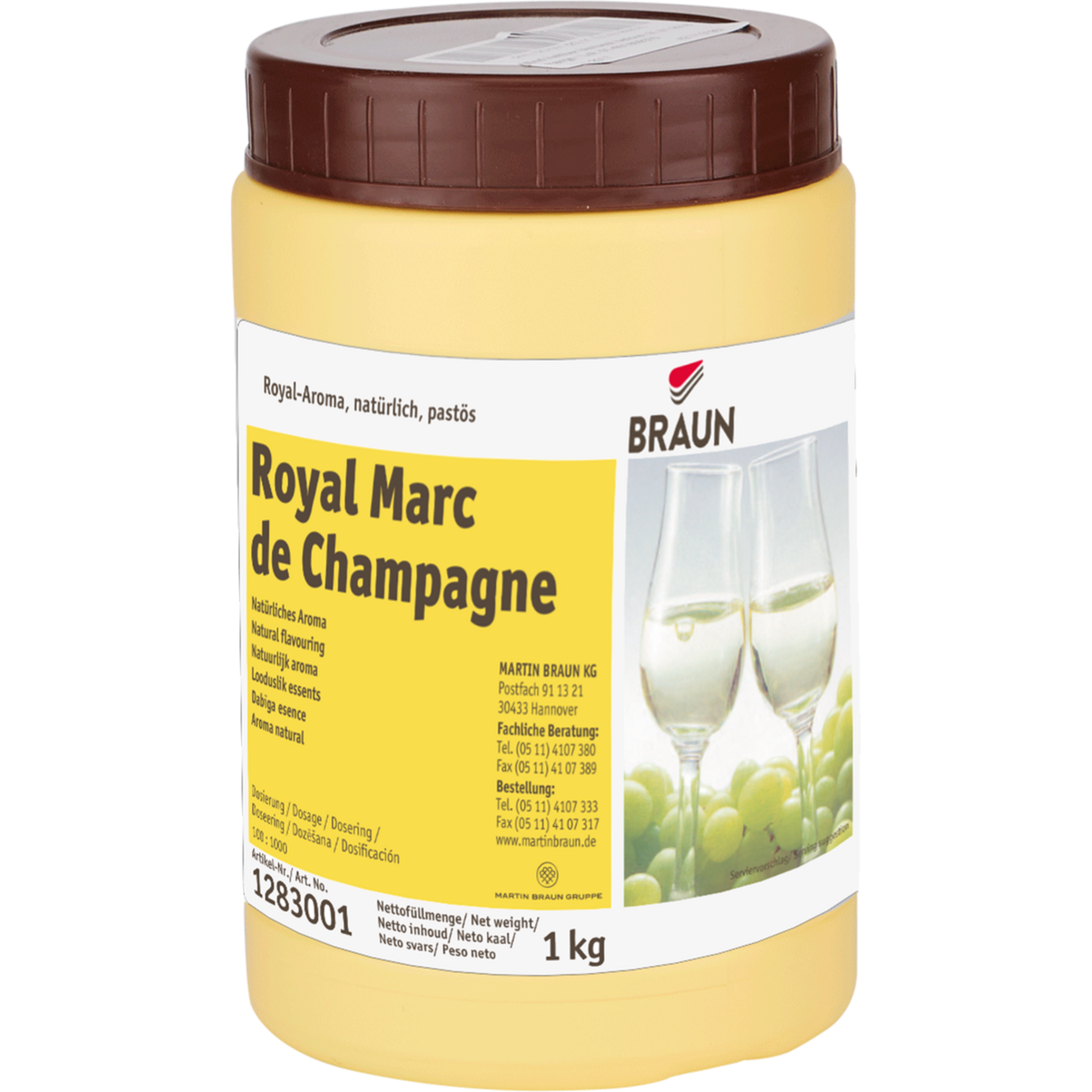 Royal Paste Marc de Champagne Braun 1 kg