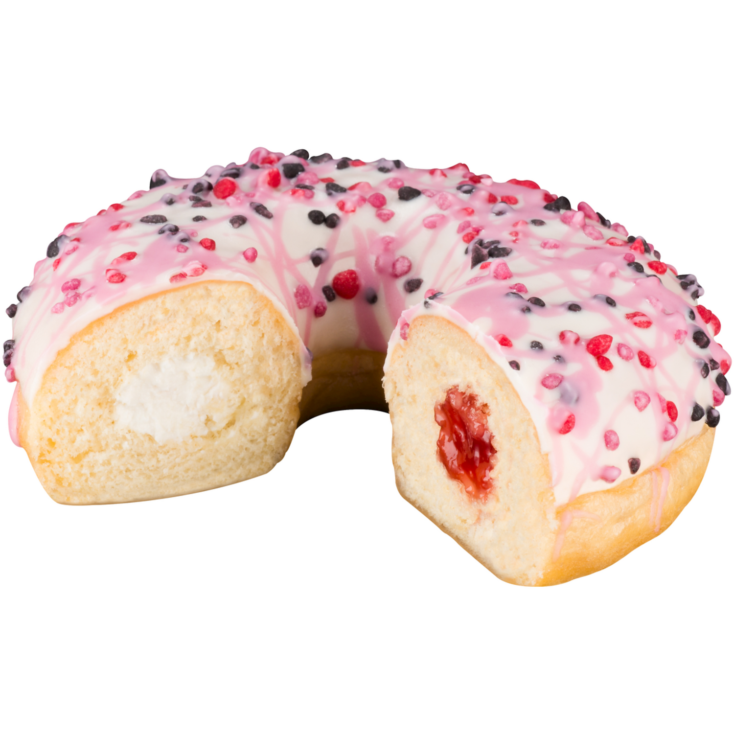 Baker&Baker Donut gevuld Raspberry Cheesecake 69g (48)