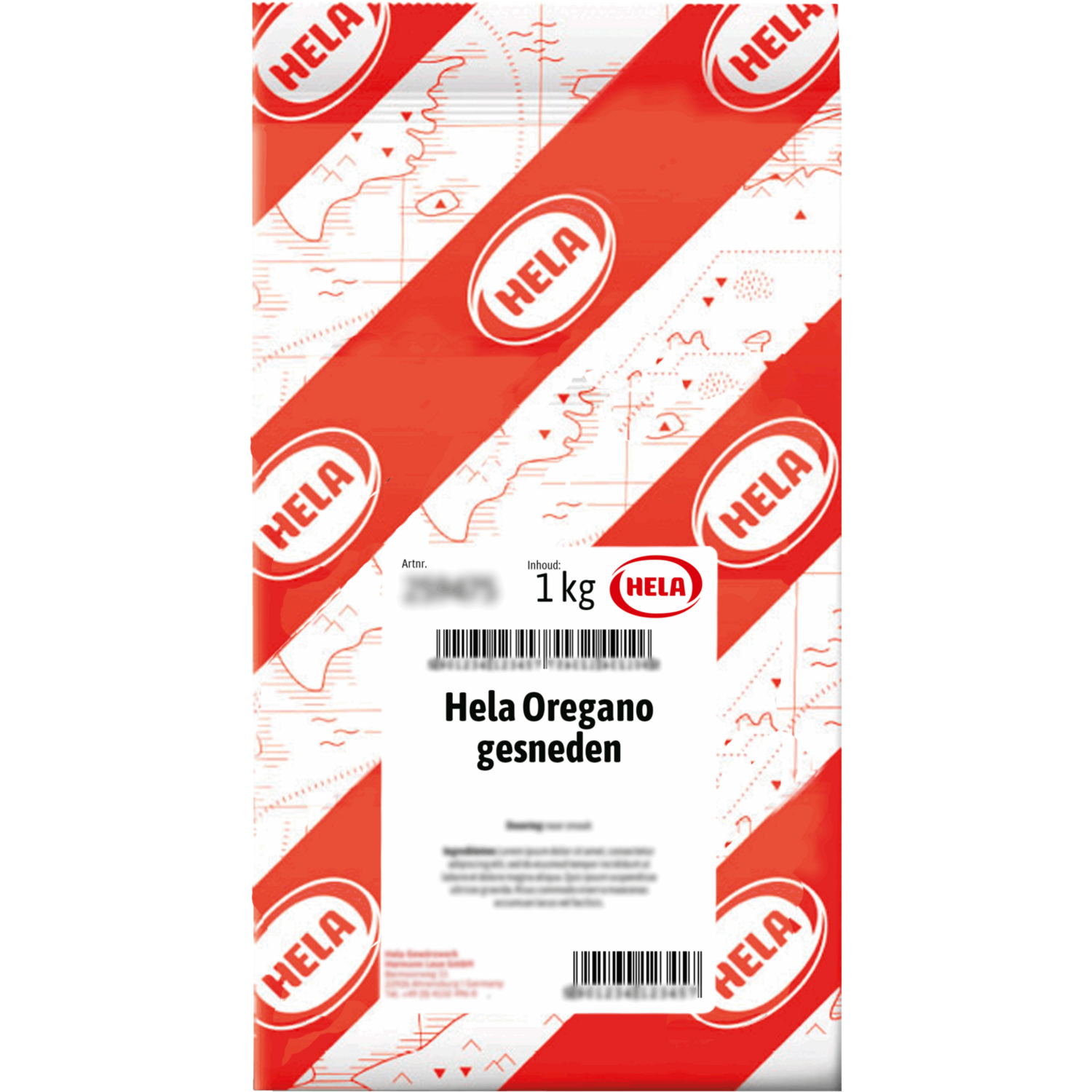 Hela Oregano Gesneden 1 Kg