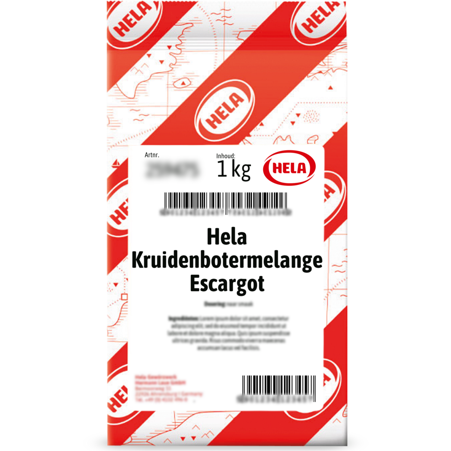 Hela Escargot Kruidenboter 1kg