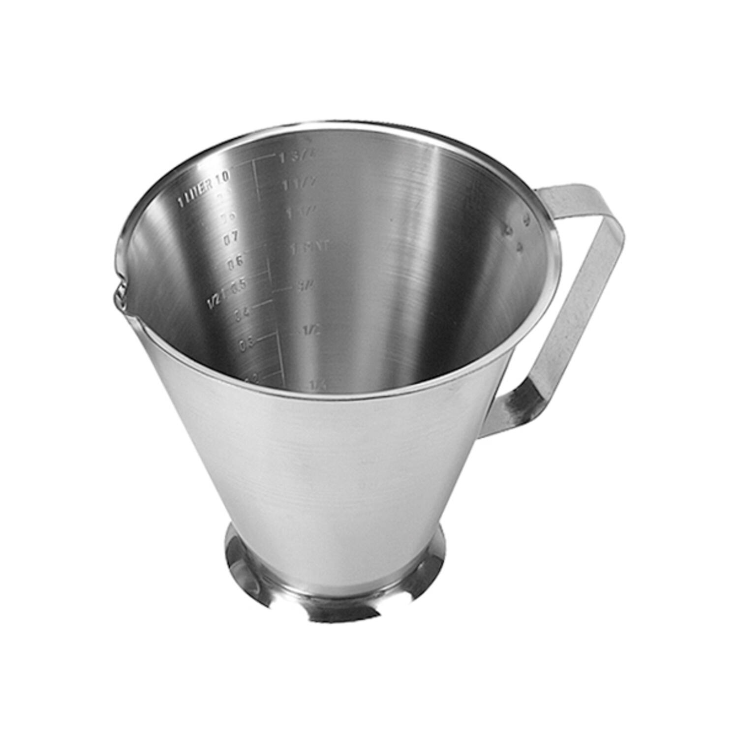 Maatbeker RVS 1 L