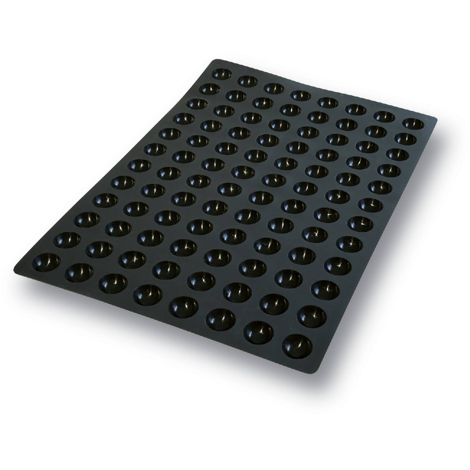 Siliconenvorm Mini Halve Bol Zwart ø35mm h.17,5mm (1)