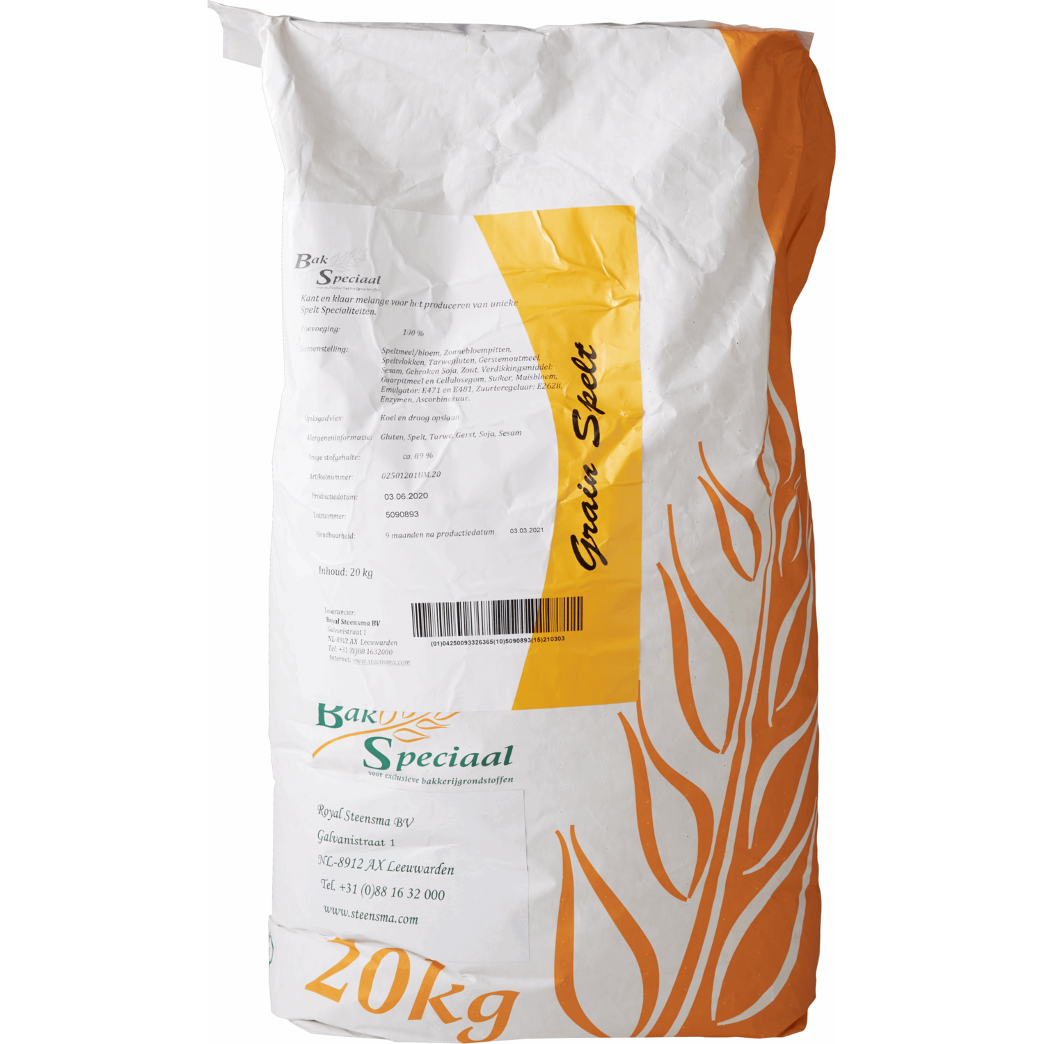Bak Speciaal Grain Spelt 20 Kg