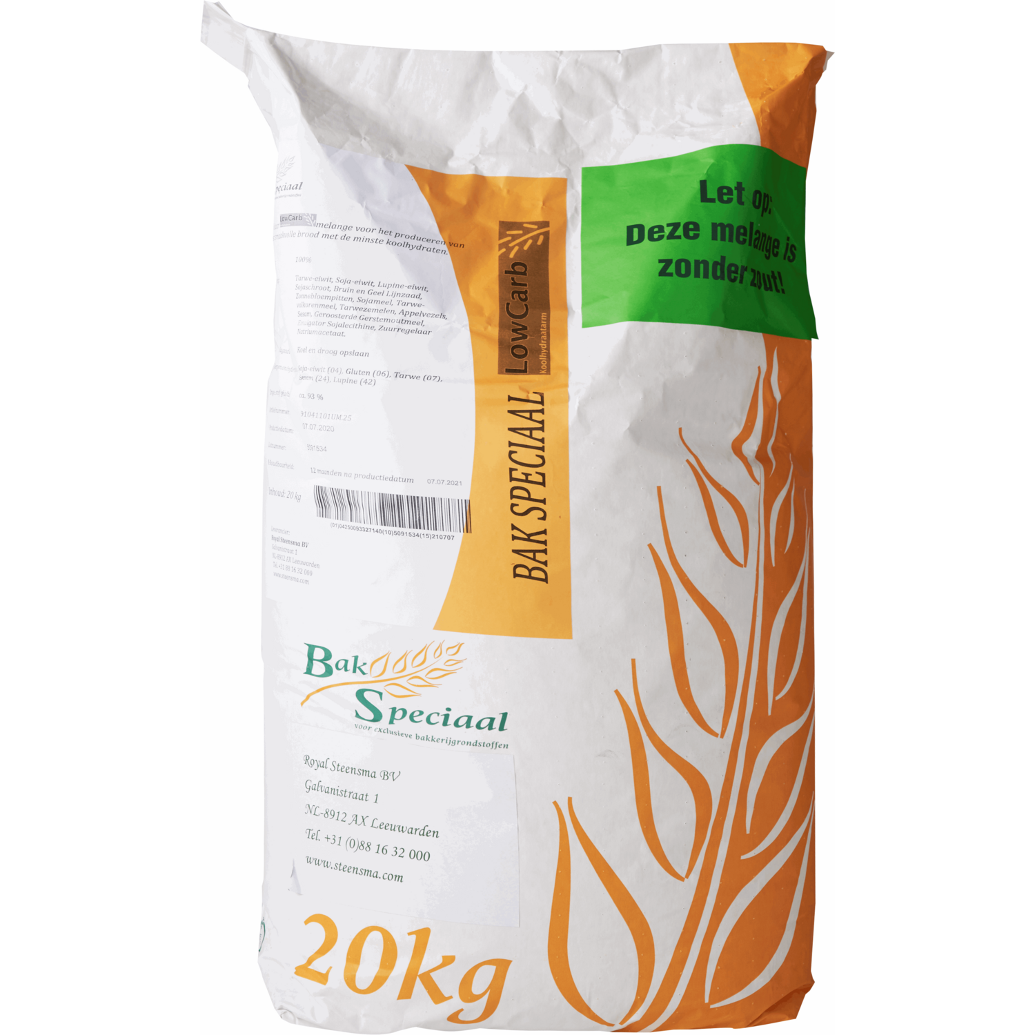 Bak Speciaal Low Carb 20 Kg