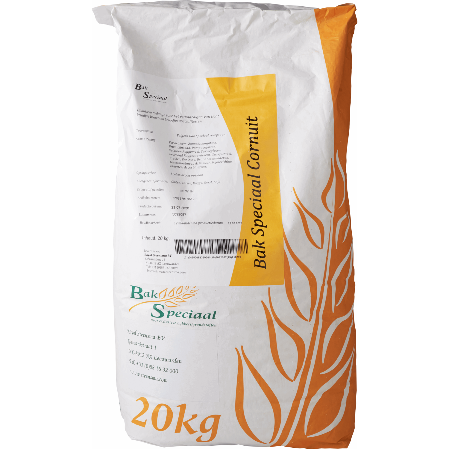 Bak Speciaal Cornuit 20 Kg