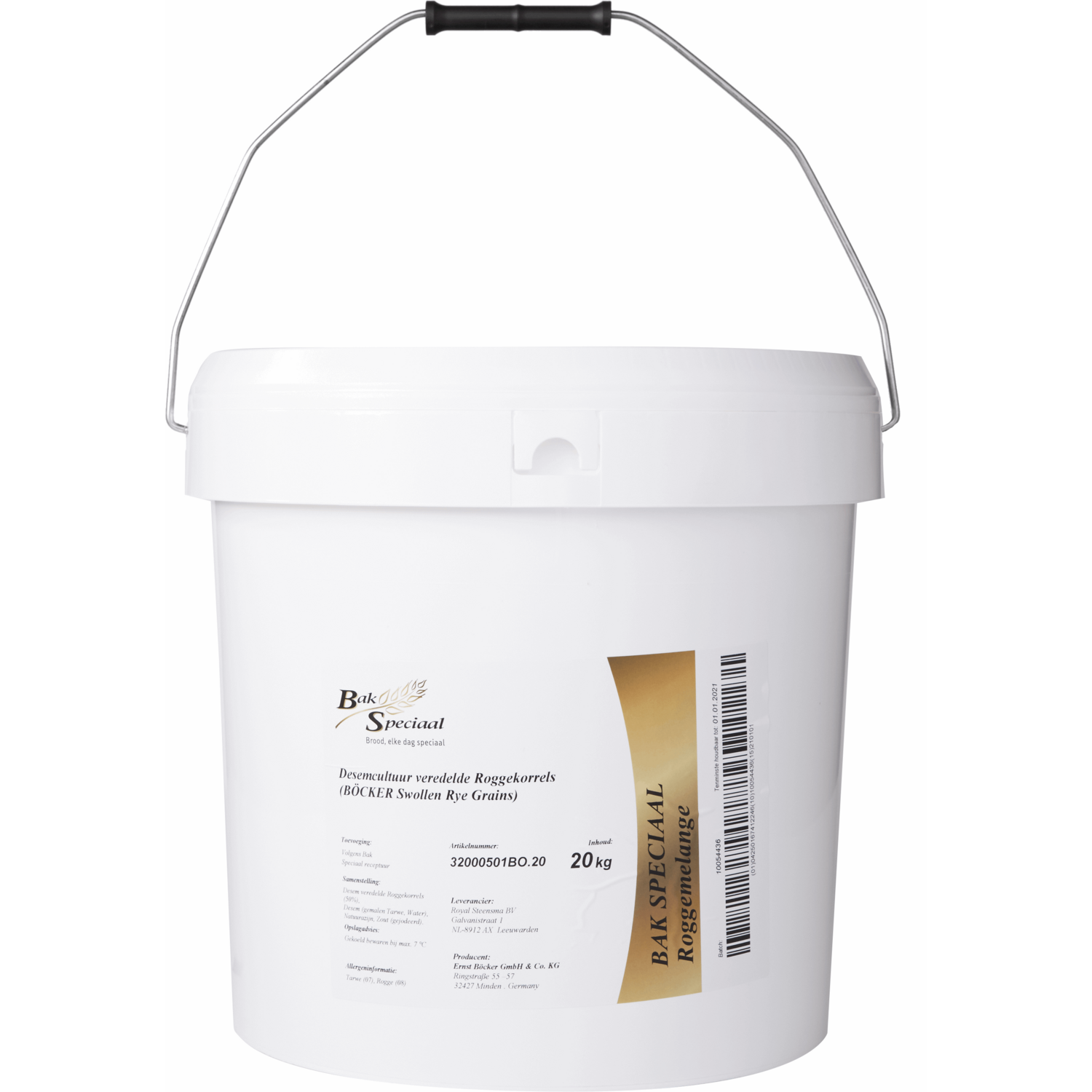 Bak Speciaal Roggemelange 20 Kg