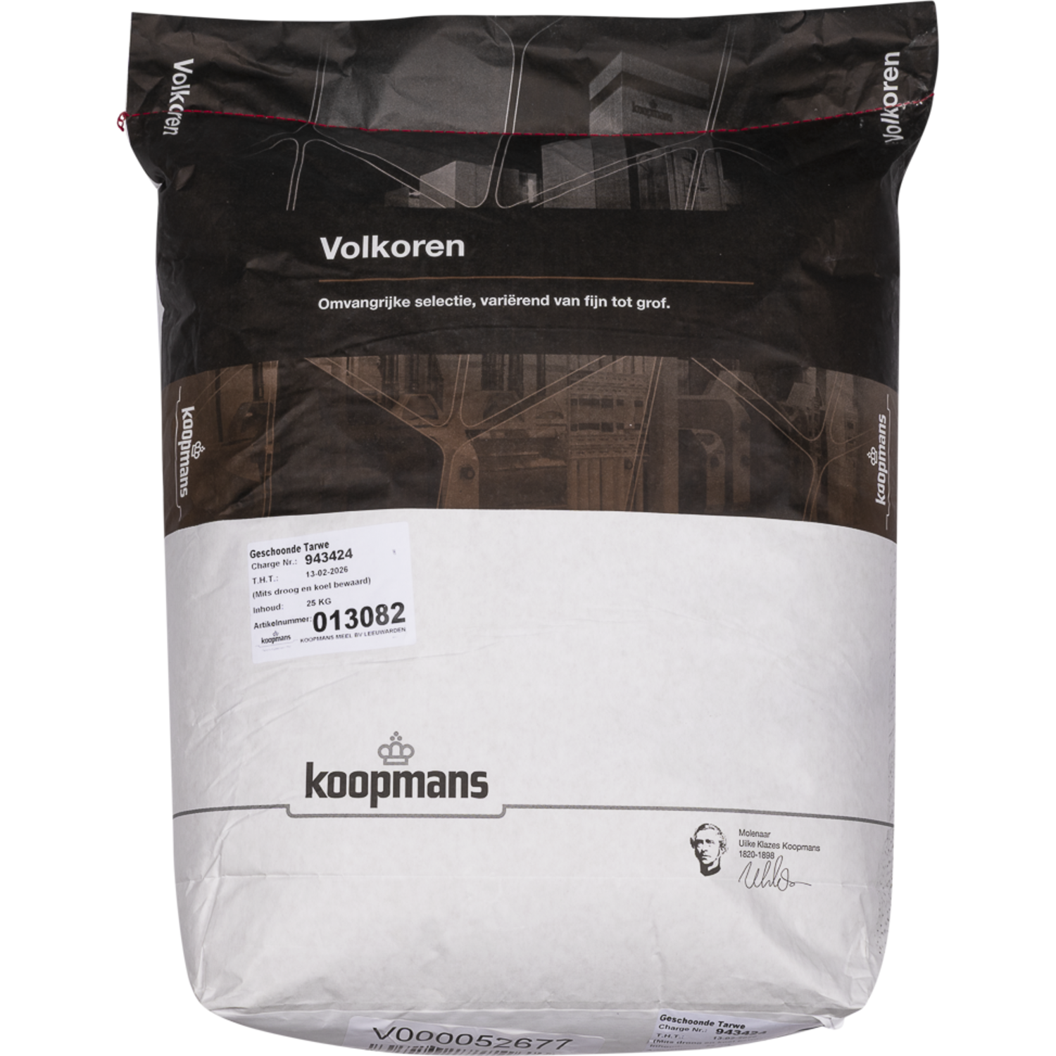 Koopmans Geschoonde Tarwe 25 Kg