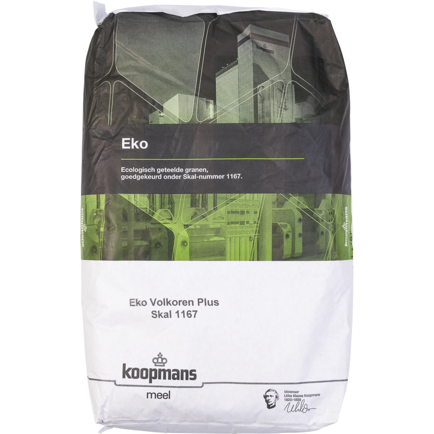 Koopmans Eko Volkoren Plus Skal 1167 25 kg Nl-bio-01