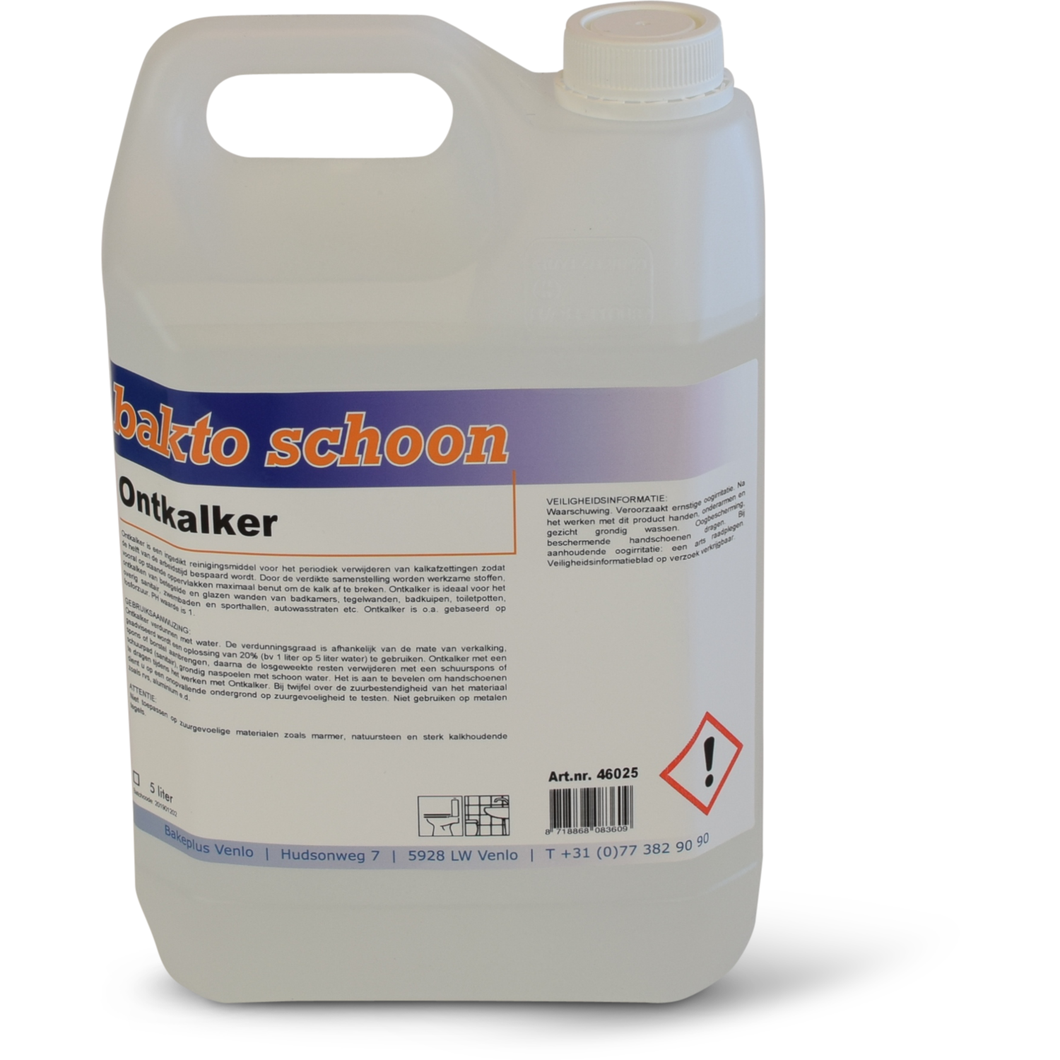 Bakto Schoon Ontkalker 5 Ltr