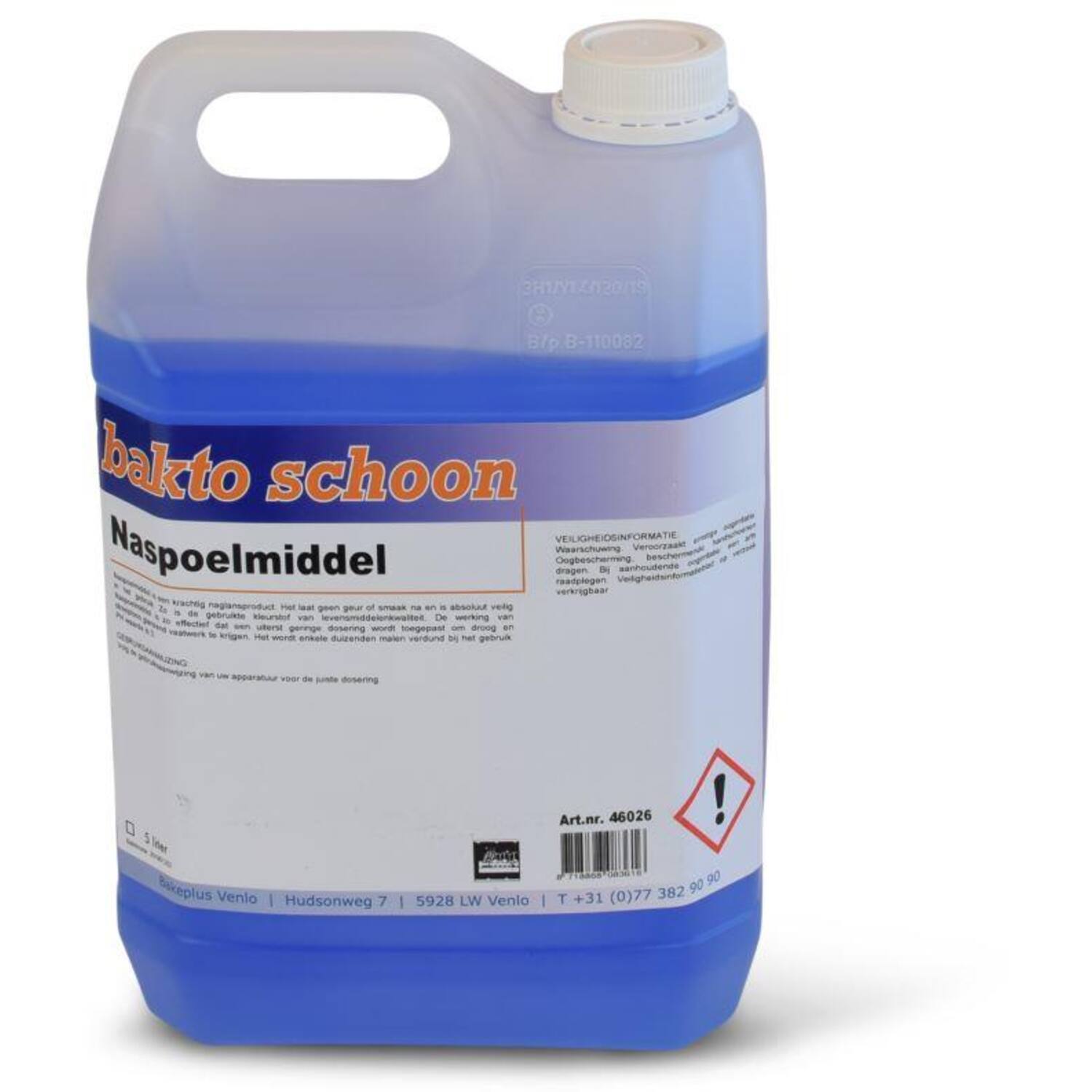 Bakto Schoon Naspoelmiddel 5 Ltr