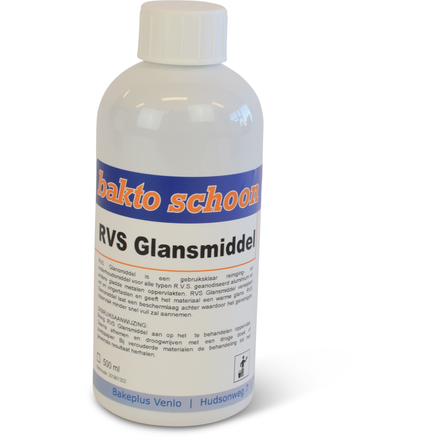 Bakto Schoon RVS Glansmiddel 500ml