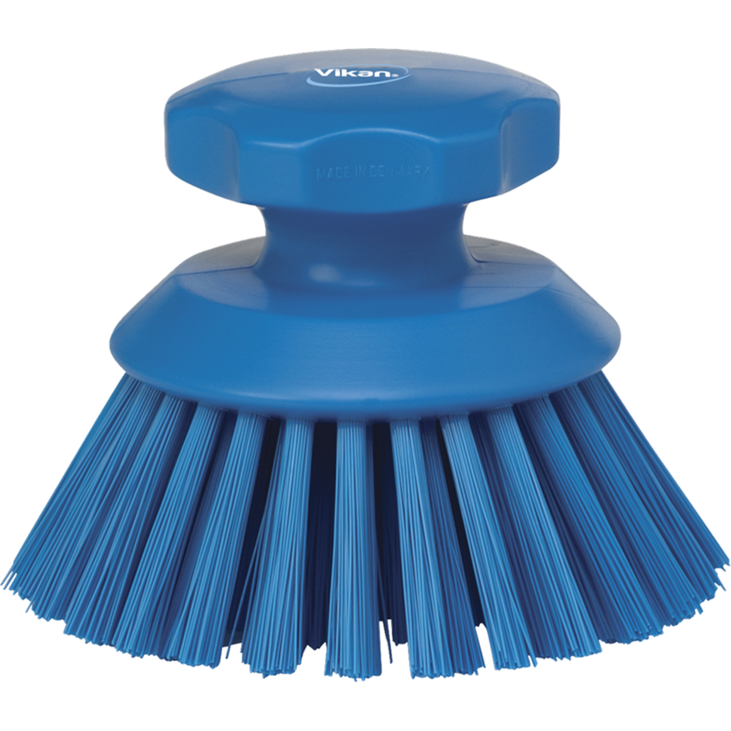 Vikan Handborstel Rond Blauw (1)