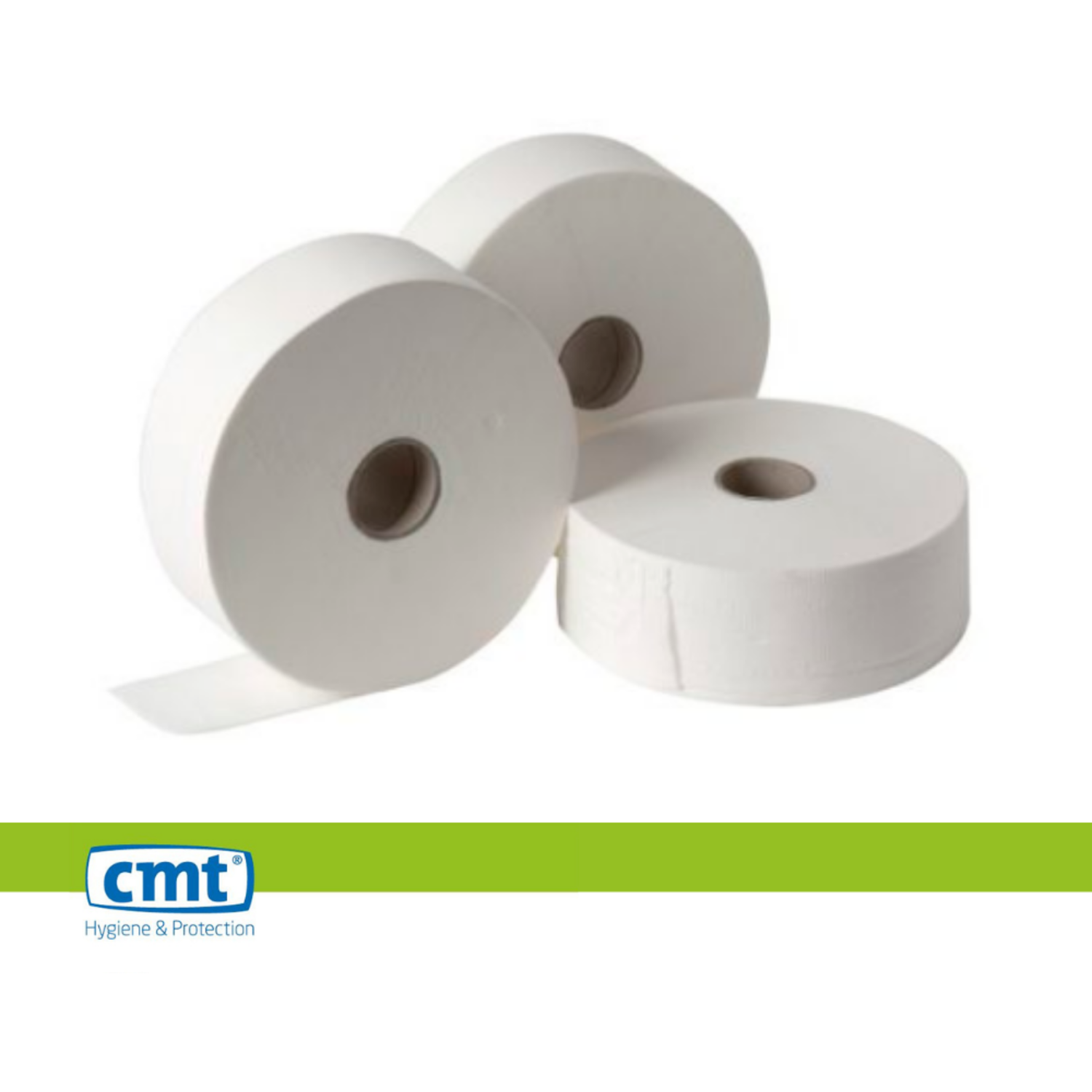 CMT Toiletpapier Jumbo 2-laags 350 meter Wit Cellulose (6)