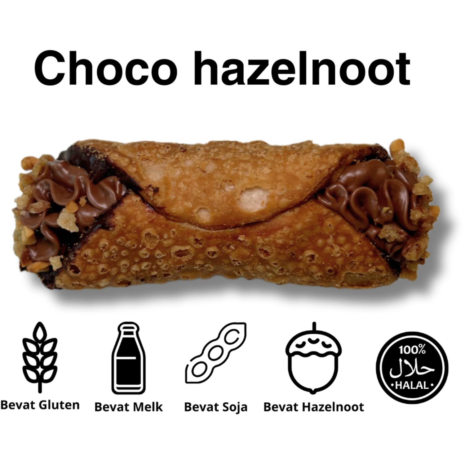 Handgemaakte Cannoli Choco & Hazelnoot (48)