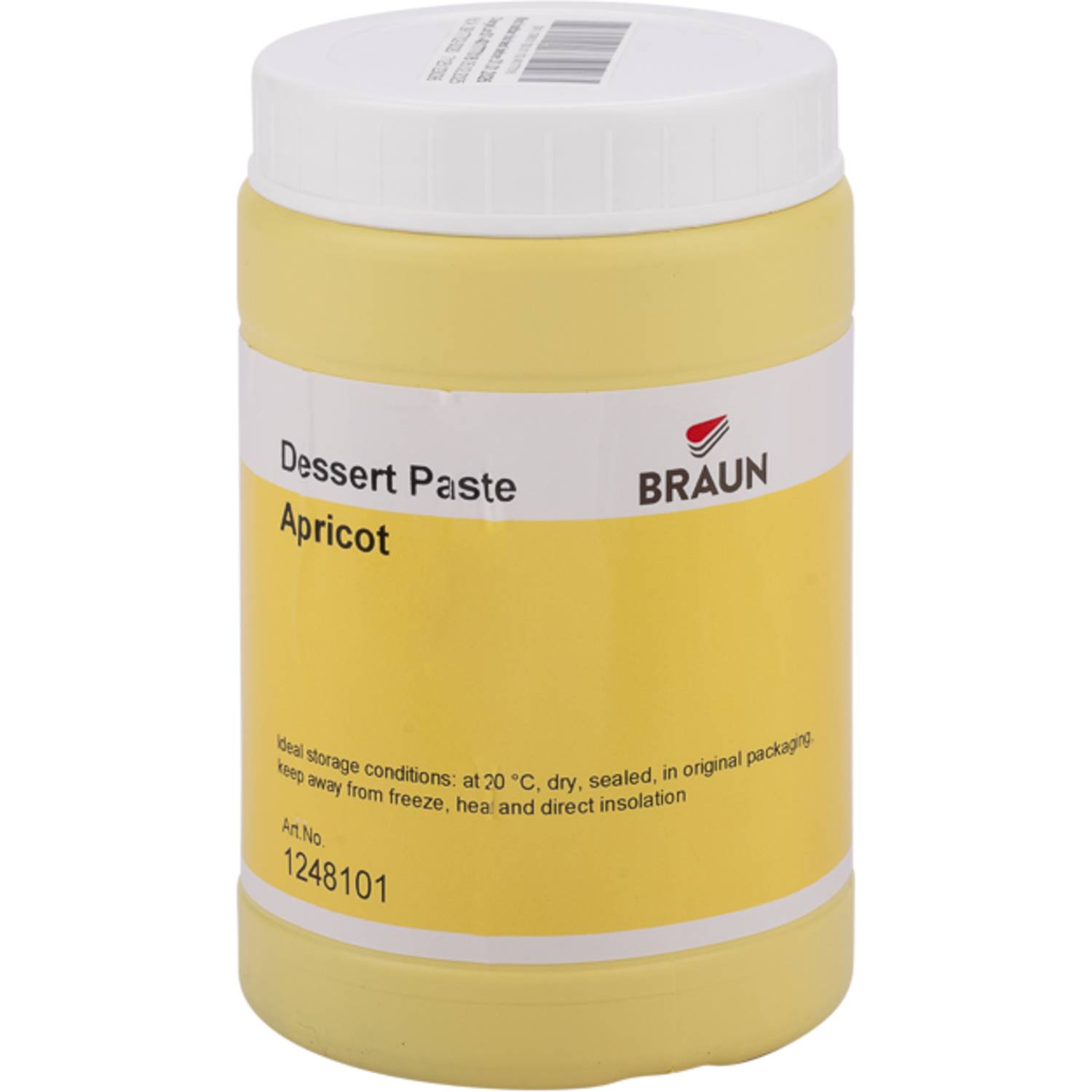 Dessert Paste Abrikoos Braun 1 Kg