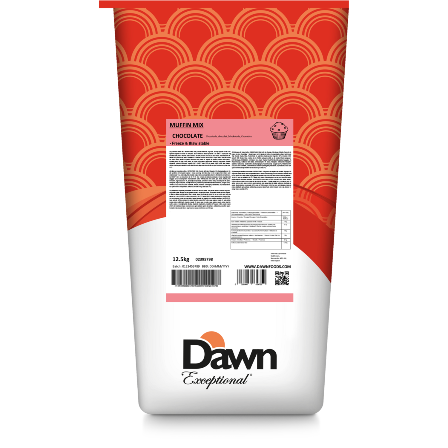 Dawn Chocolate Muffin Mix UTZ 12.5 kg