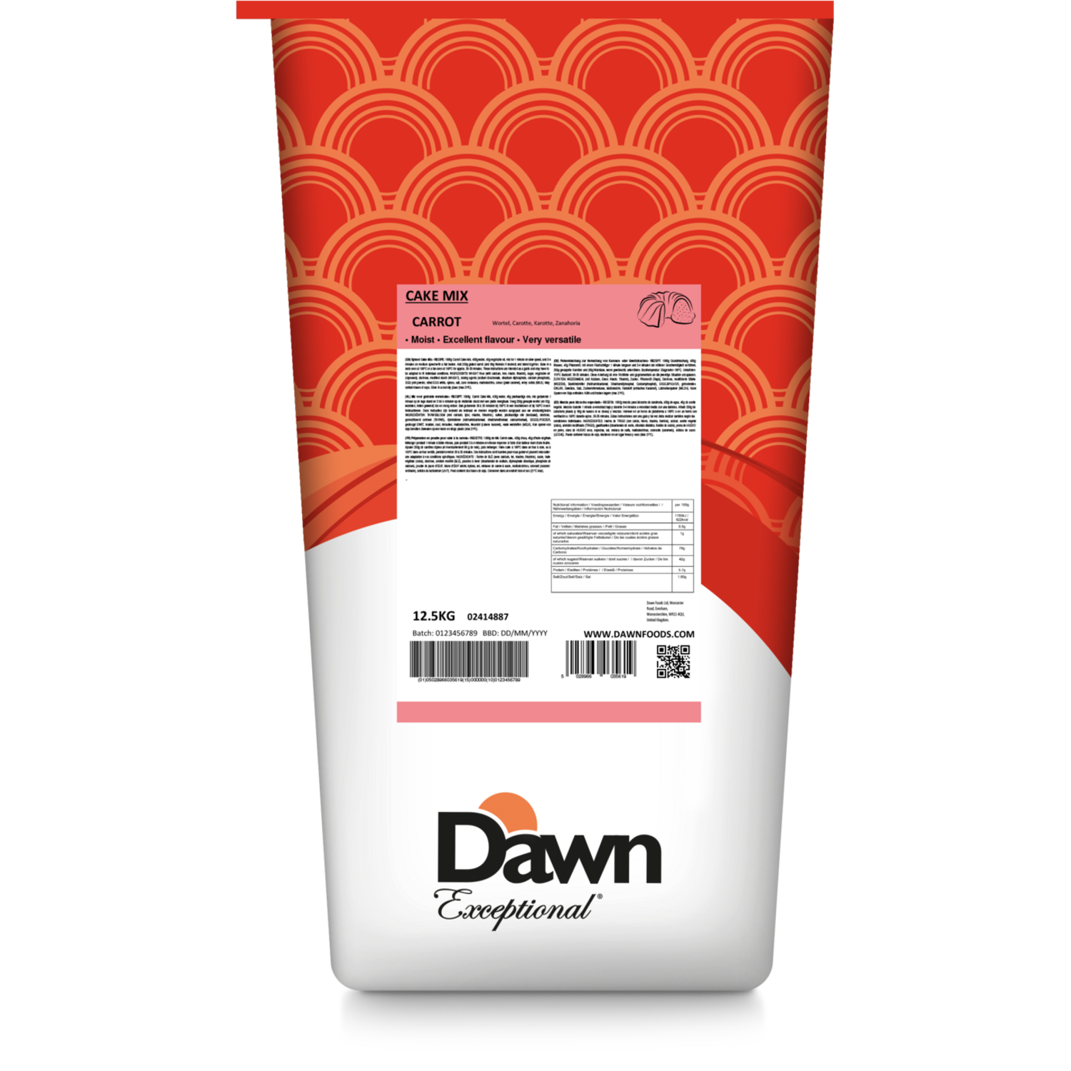 Dawn Carrot Cake-Mix 12,5 kg